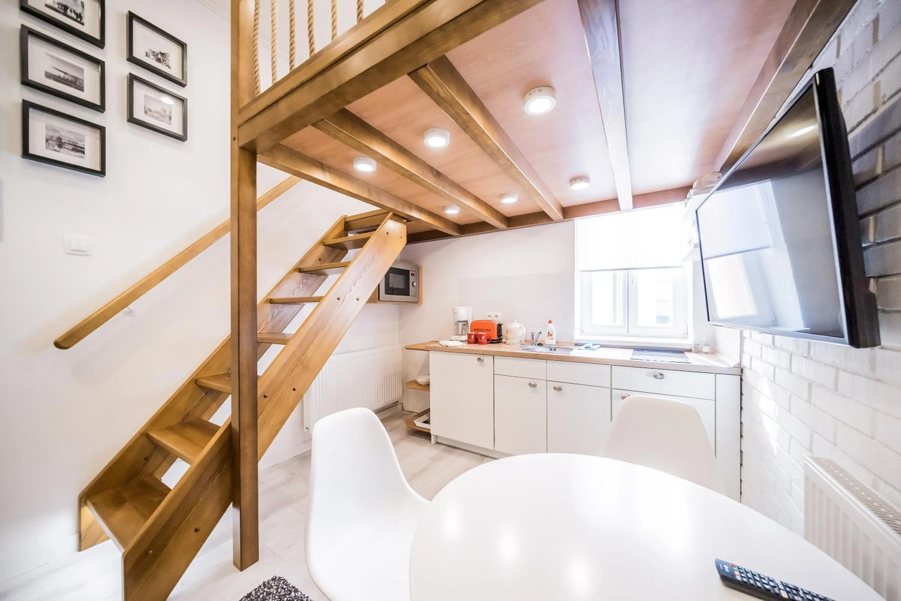 Kitchen or kitchenette in Revelton Studios Karlovy Vary