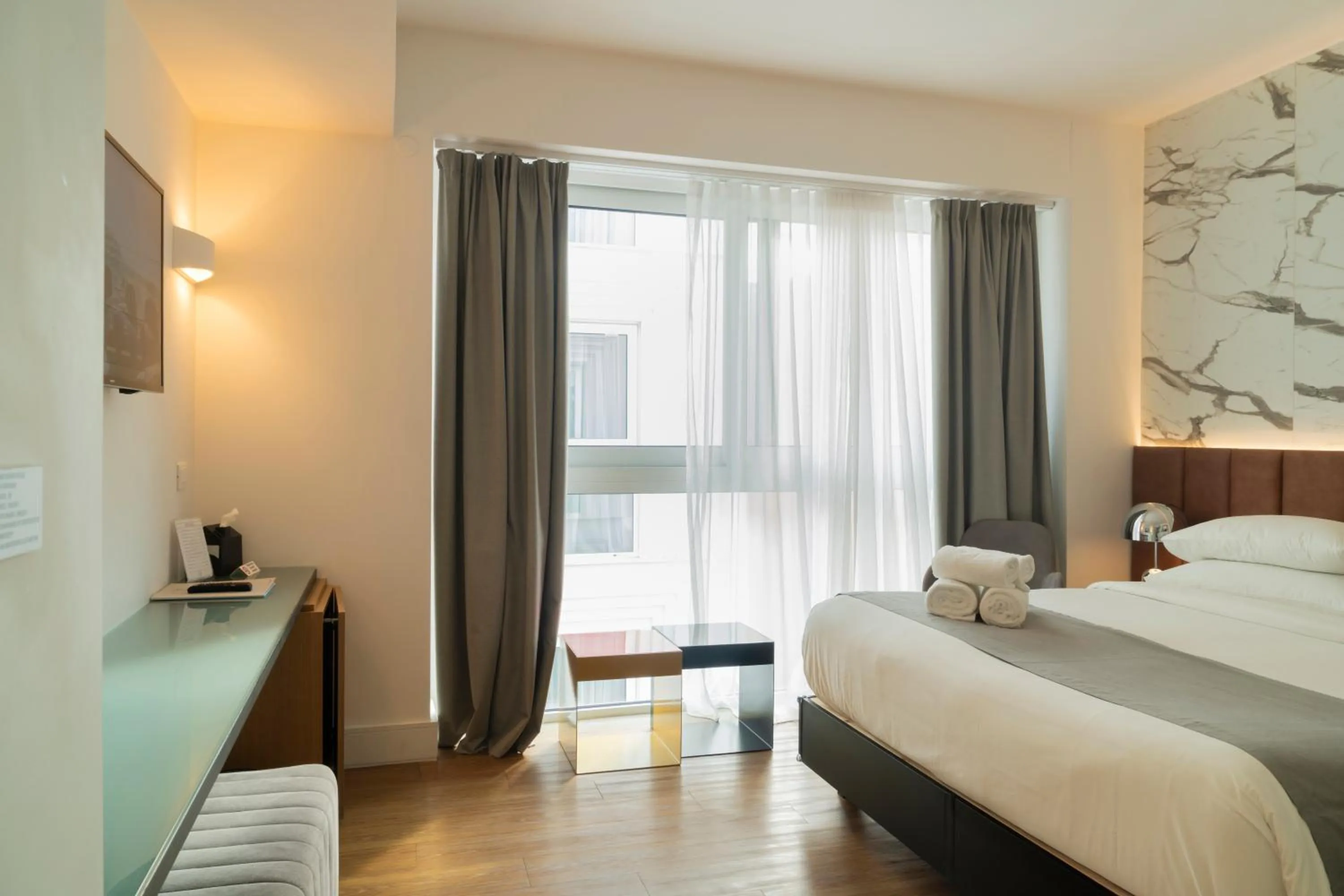 Bed in Elia Ermou Athens Hotel