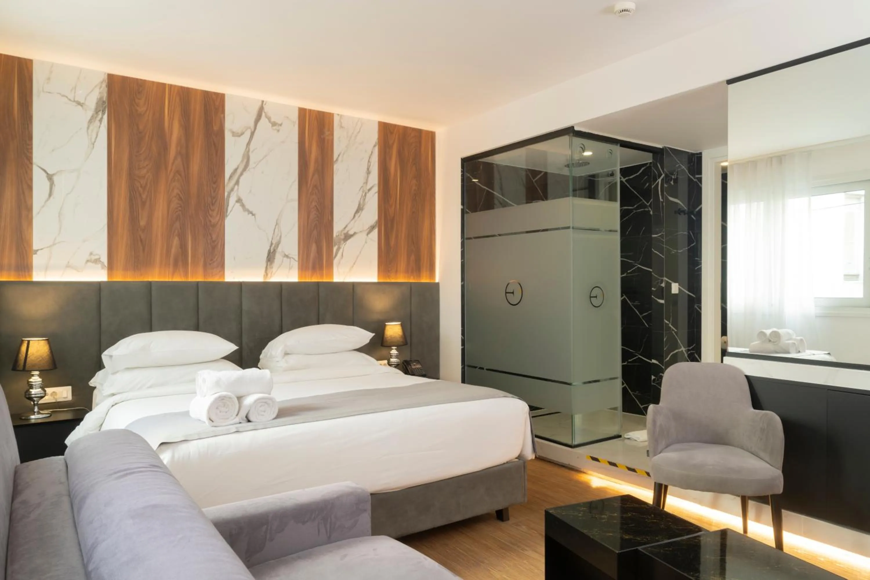 Bed in Elia Ermou Athens Hotel