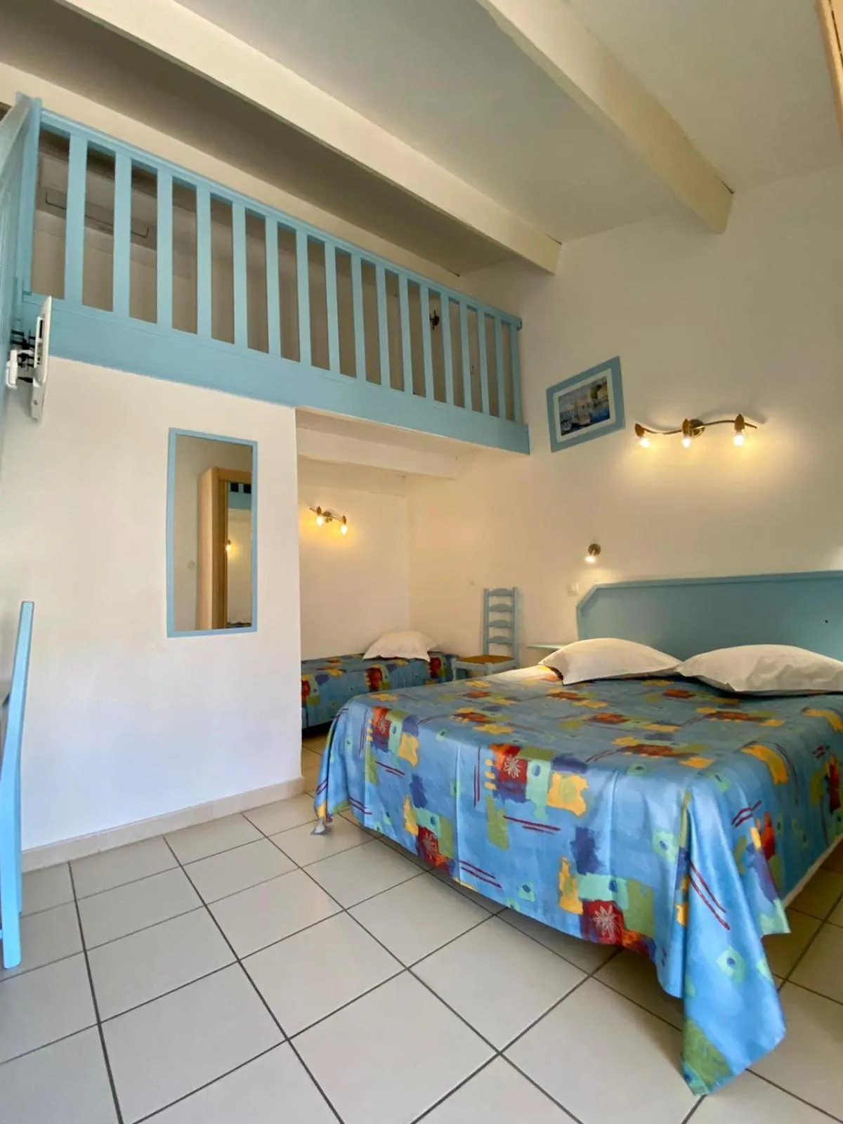 Bedroom in Hotel Myriam Vias Plage