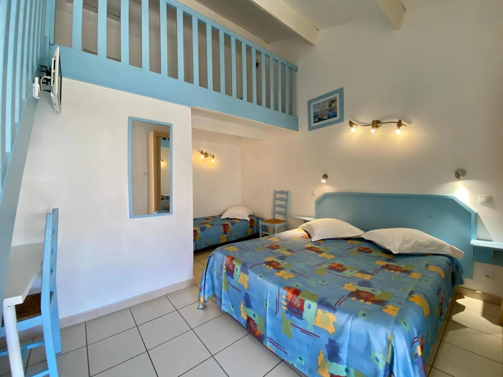 Bedroom in Hotel Myriam Vias Plage