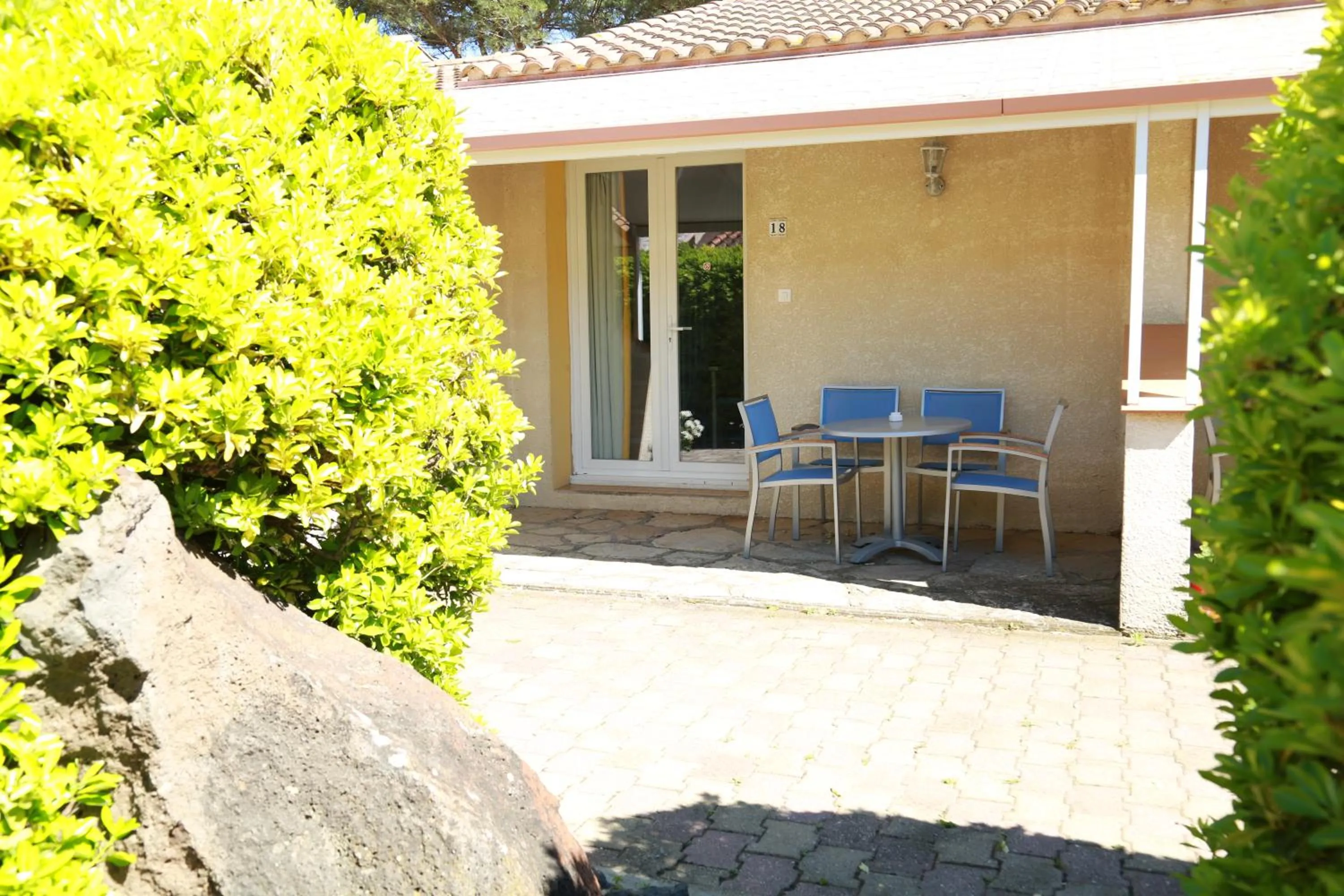 Balcony/Terrace in Hotel Myriam Vias Plage