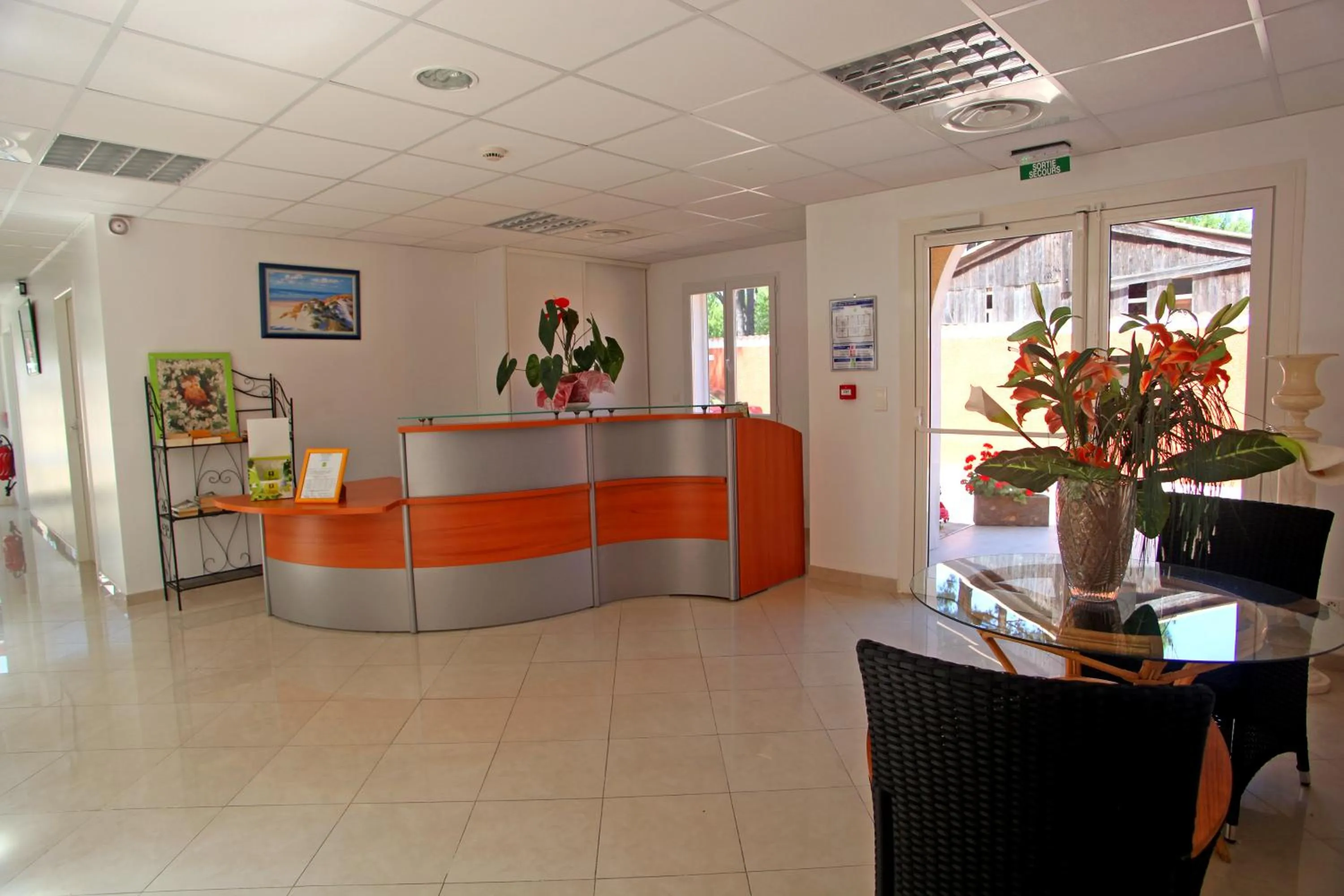 Lobby or reception in Hotel Myriam Vias Plage