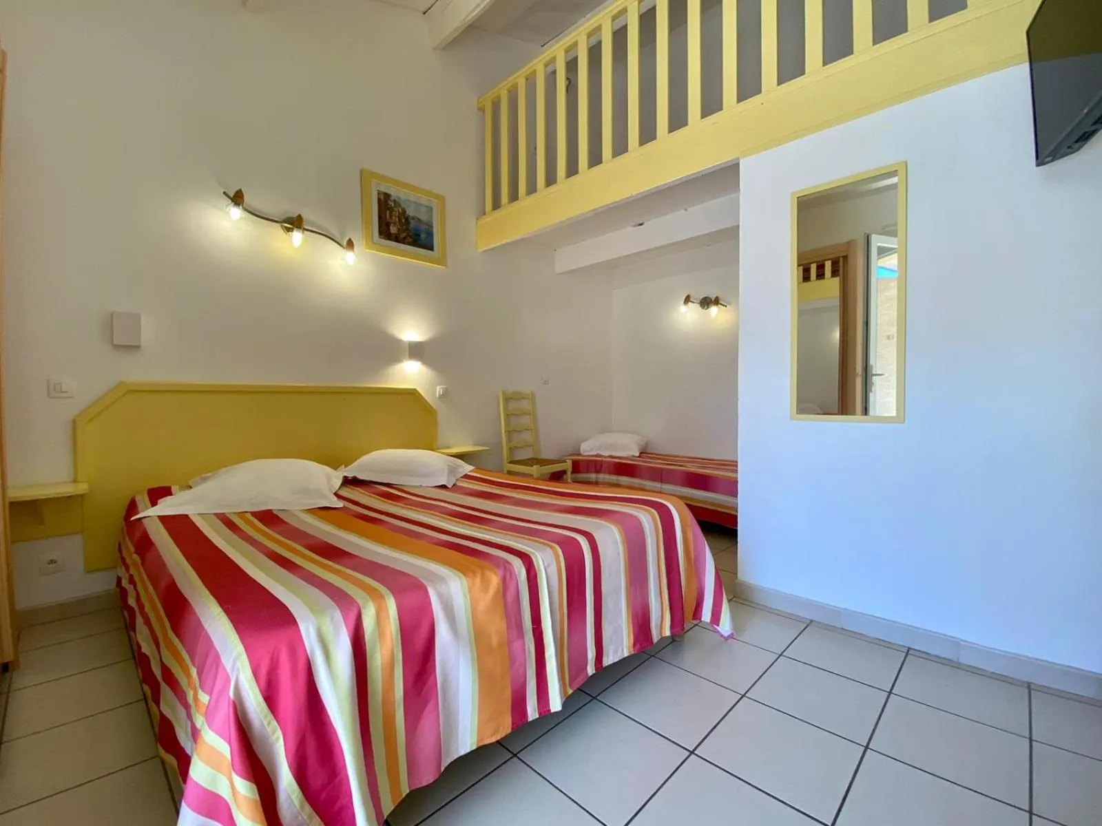 Bedroom in Hotel Myriam Vias Plage