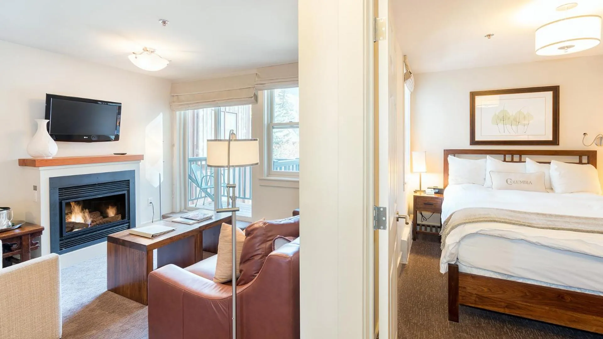 Living room in Hotel Columbia