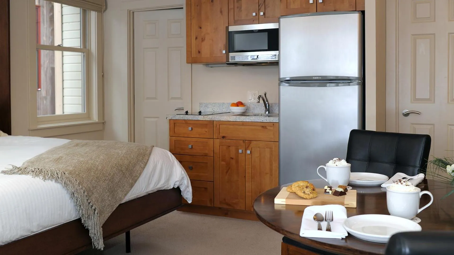 Kitchen or kitchenette in Hotel Columbia