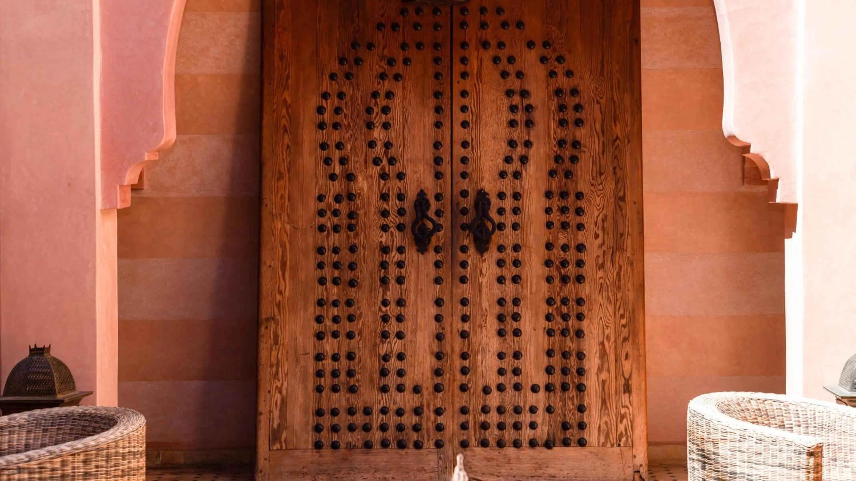 Inner courtyard view in L'OLIVERAIE DE L'ATLAS