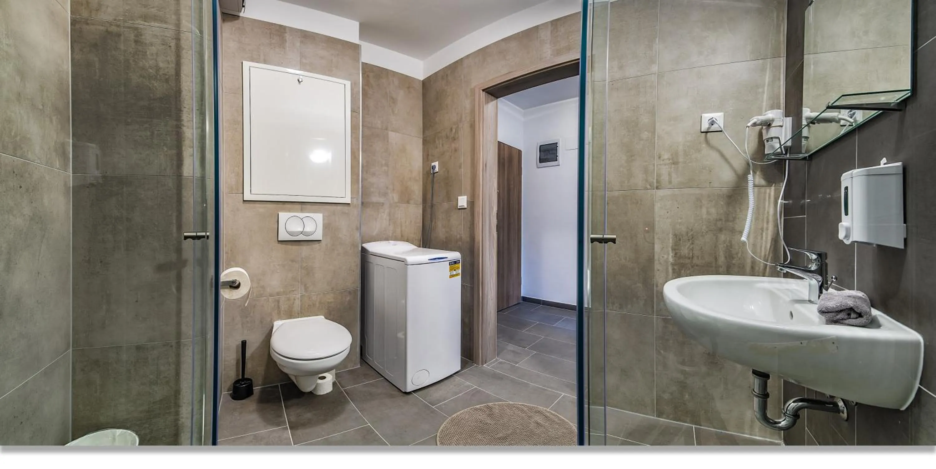 Shower in Nova City Apartments