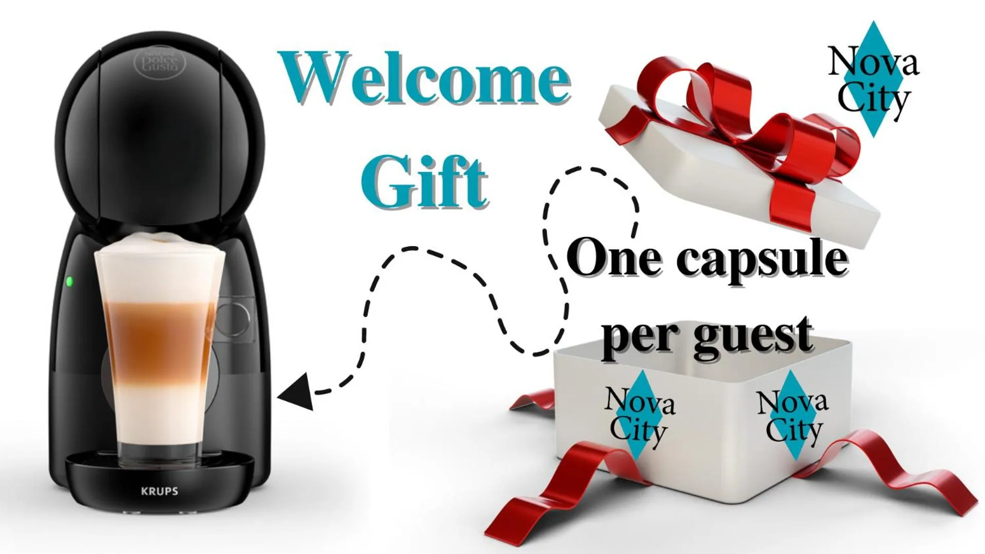 Coffee/tea facilities in Nova City Apartments