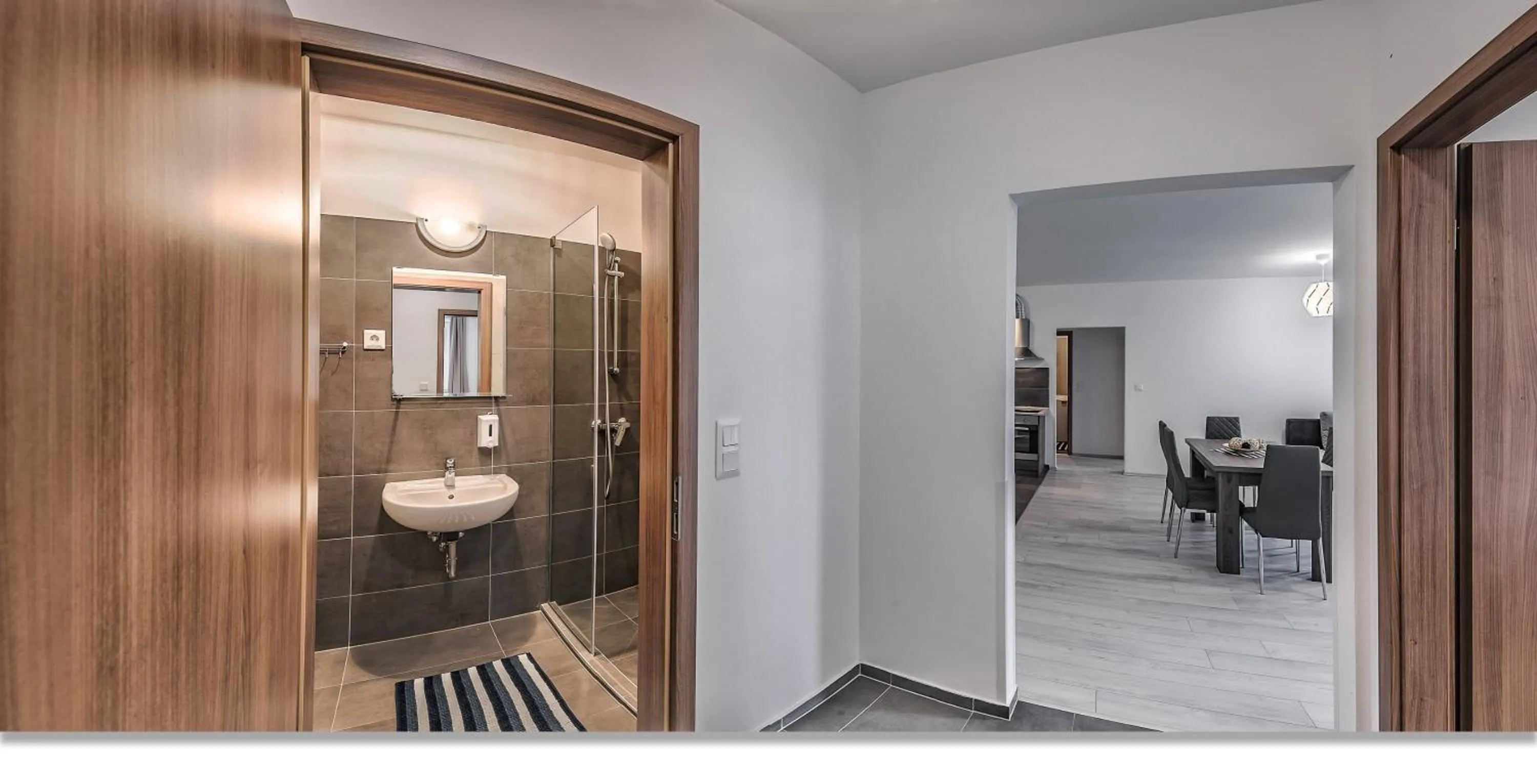 Shower in Nova City Apartments