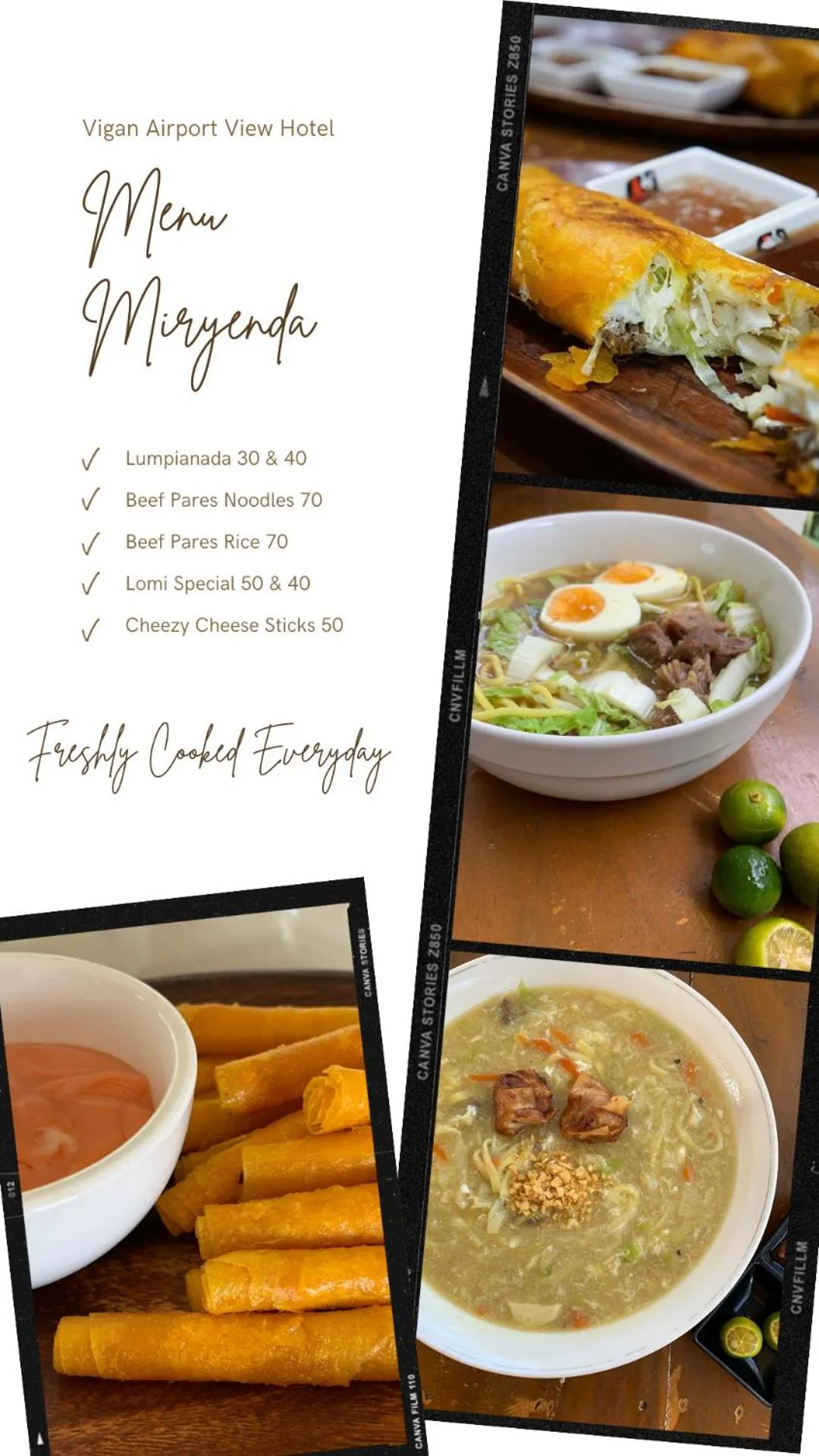 Meals in Airport View Hotel Vigan