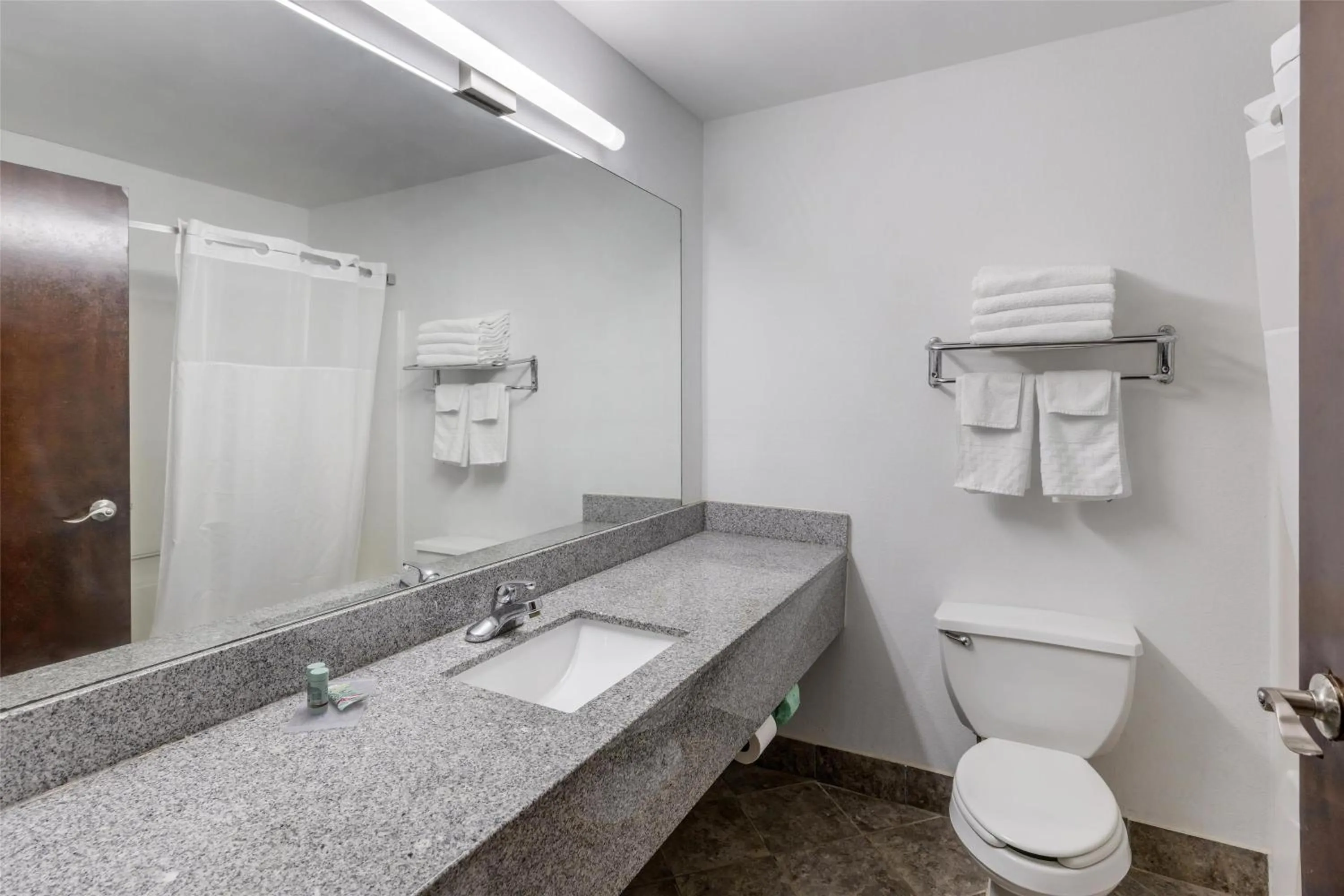 Bathroom in SureStay Hotel by Best Western Morganton
