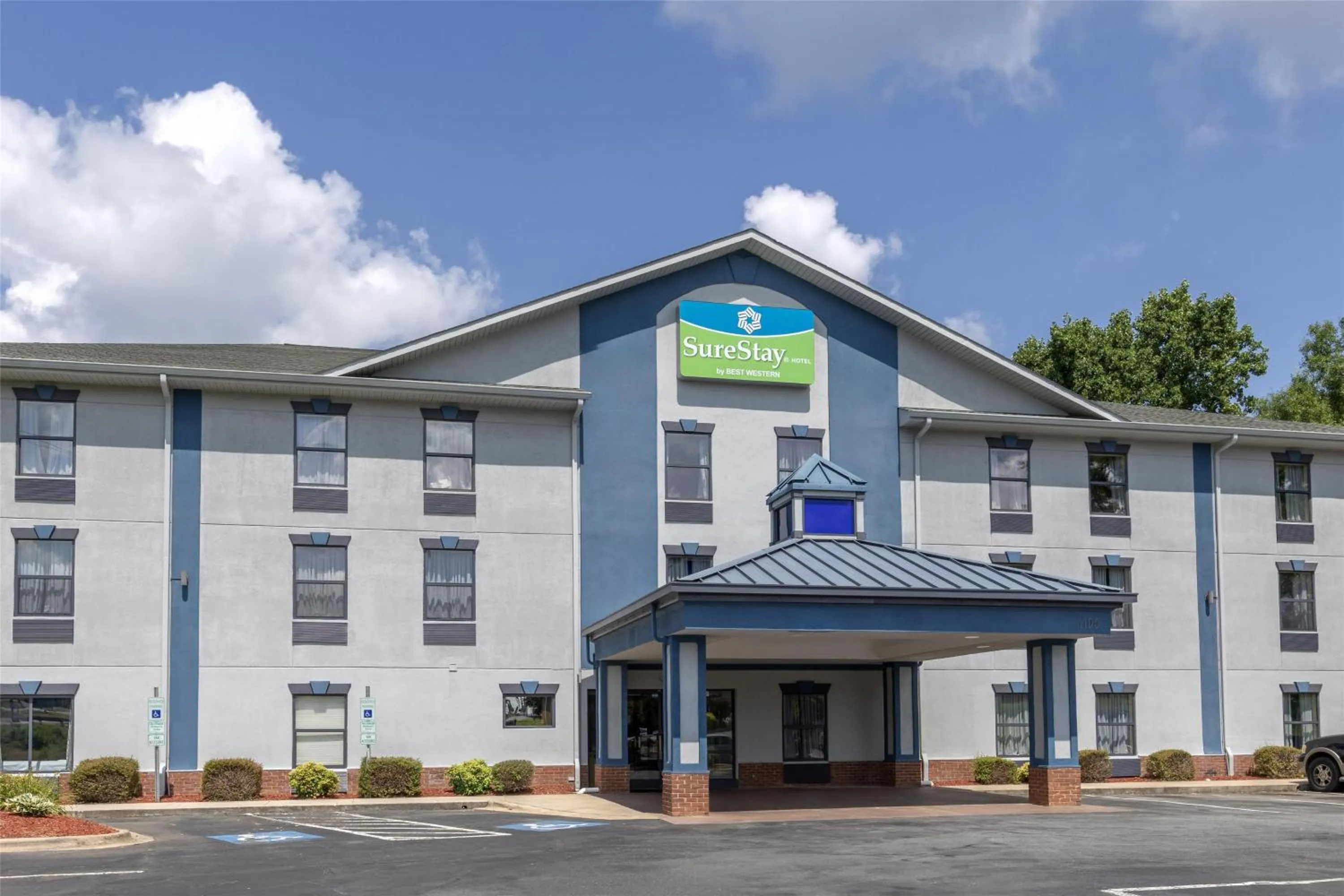 Property building in SureStay Hotel by Best Western Morganton