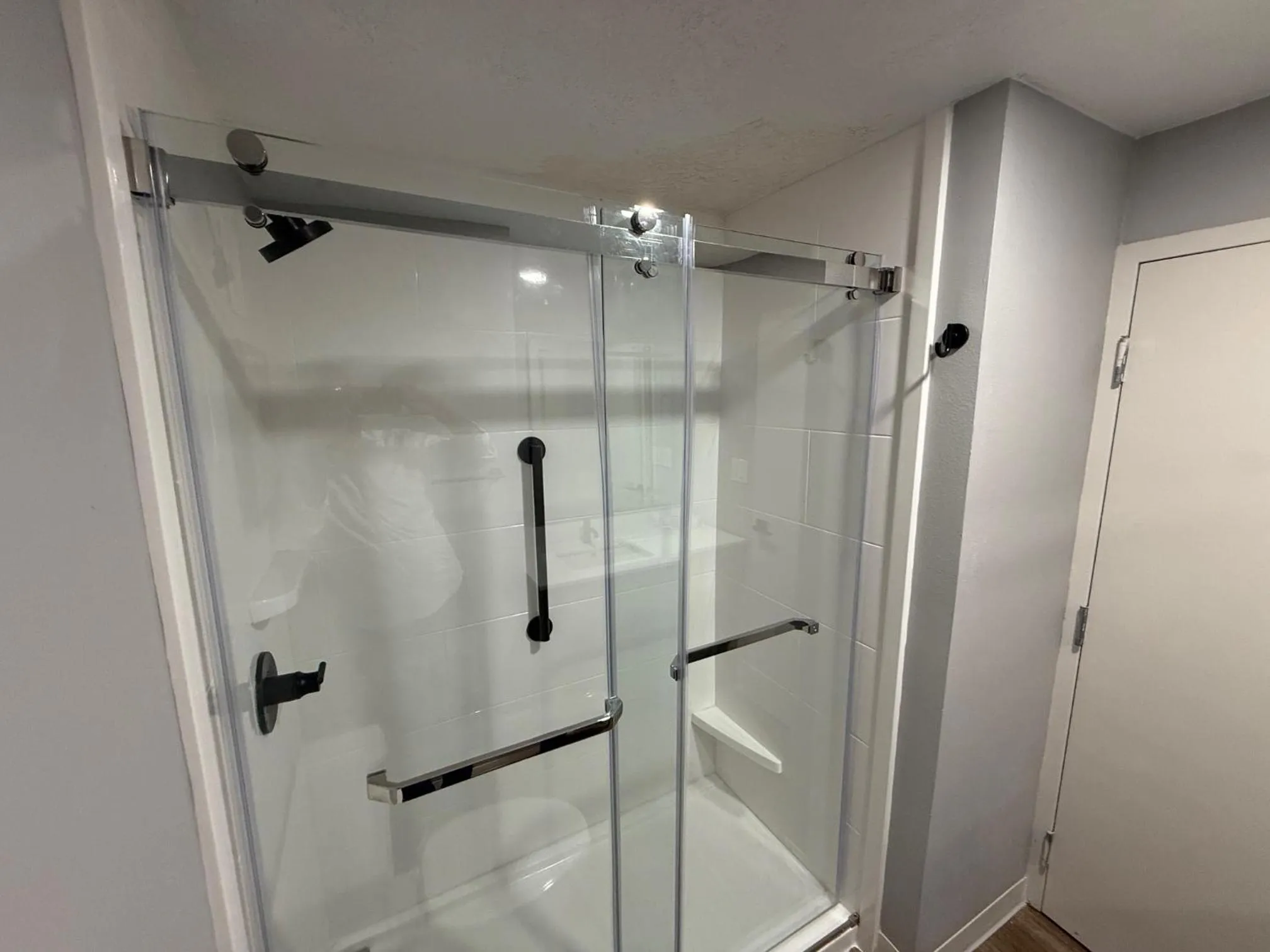 Shower in Ramada by Wyndham Albuquerque Midtown