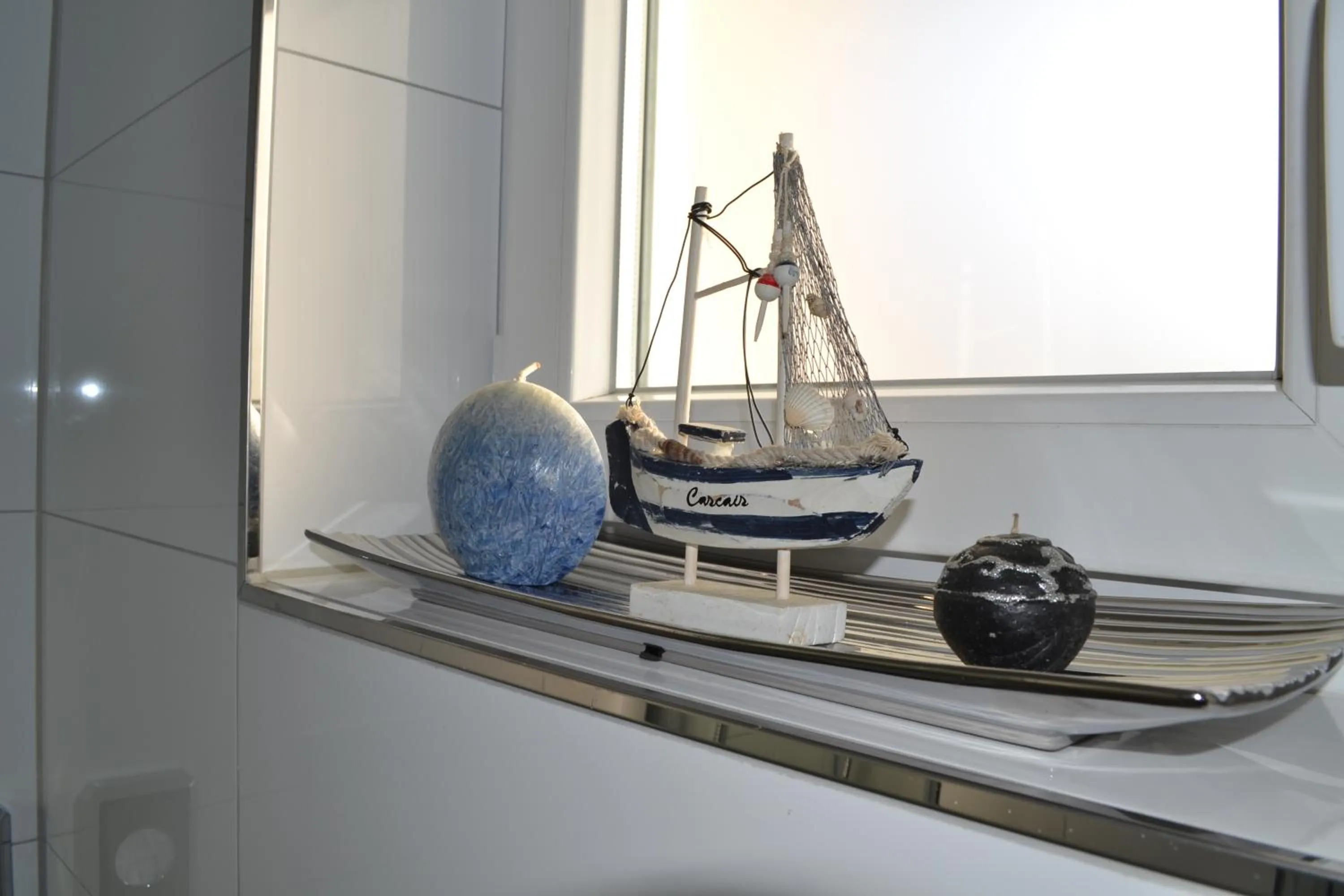 Bathroom in Hotel Myrsini