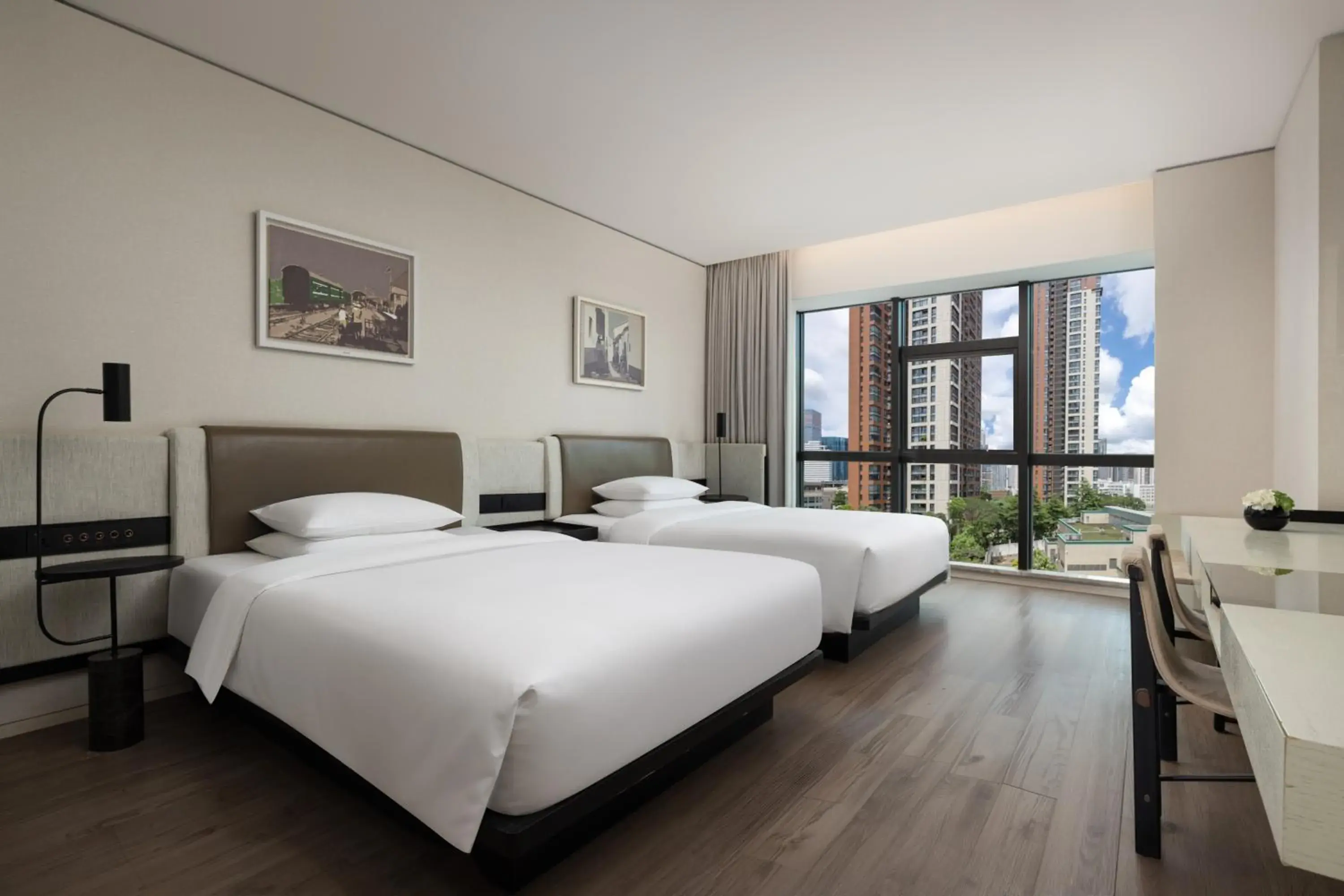 Standard Twin Room - single occupancy in Mumian Shenzhen Luohu JDV by Hyatt Standard Twin Room - single occupancy in Mumian Shenzhen Luohu JDV by Hyatt