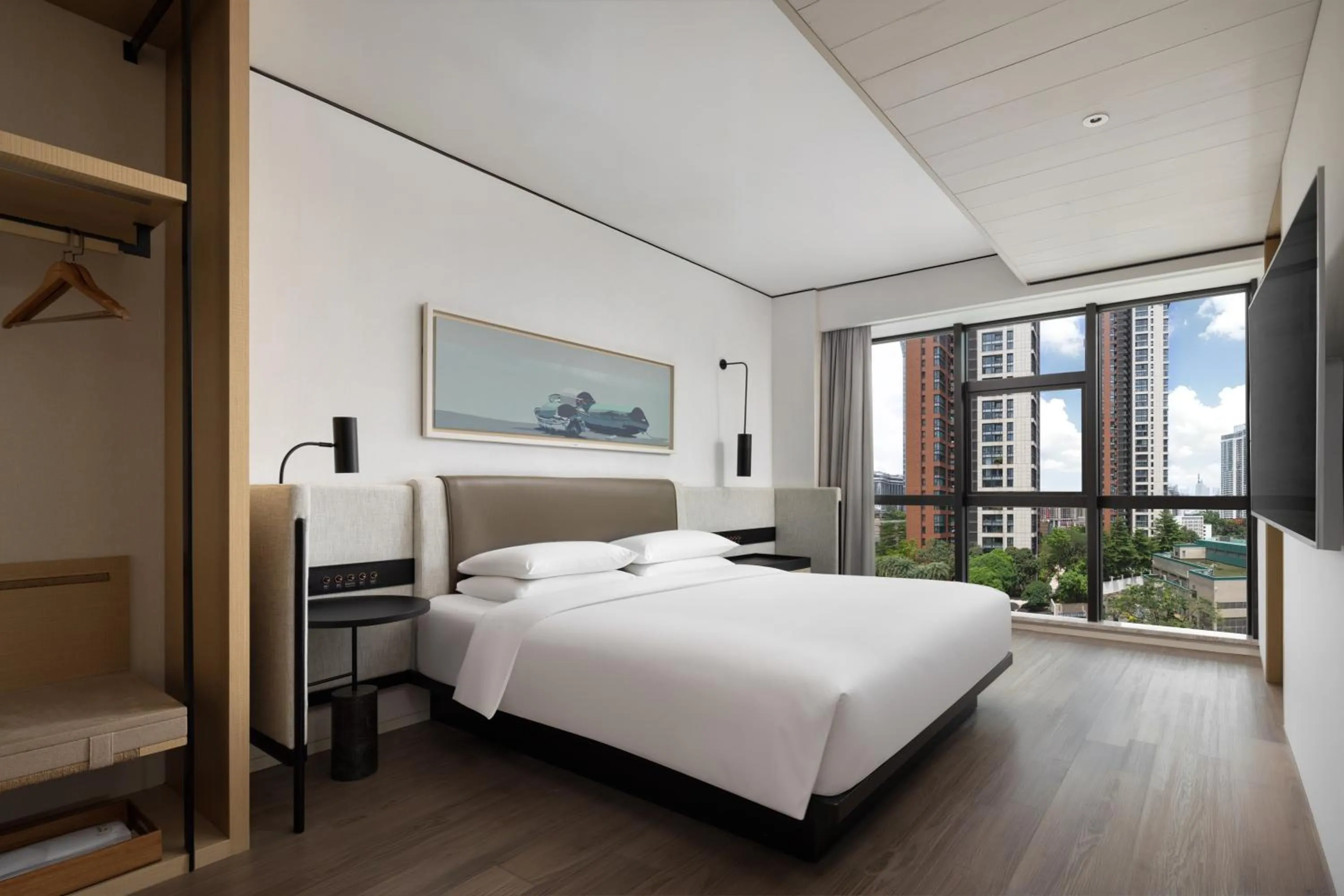 Bedroom, Bed in Mumian Shenzhen Luohu JDV by Hyatt