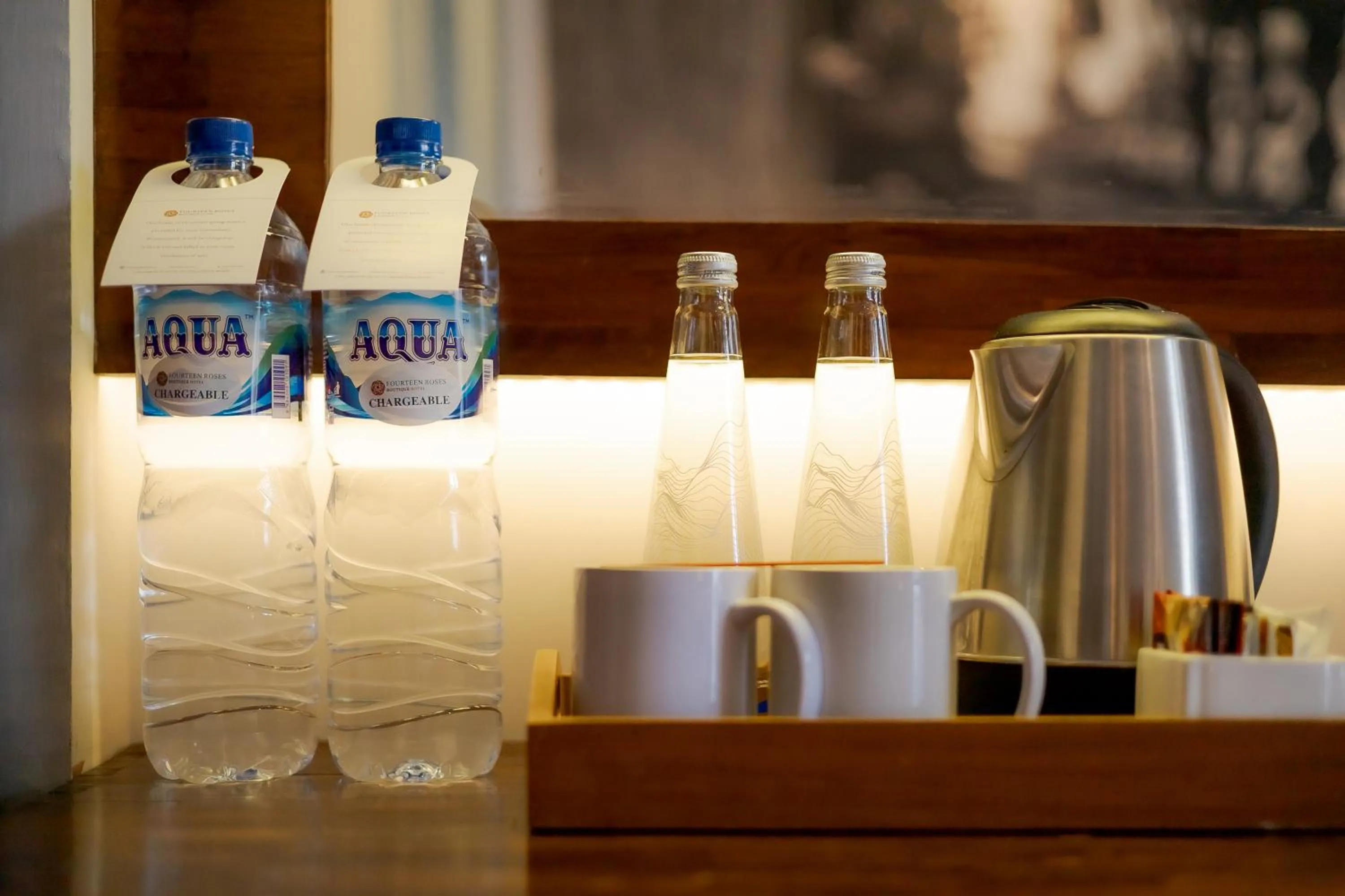 Coffee/tea facilities in Fourteen Roses Boutique Hotel, Kuta