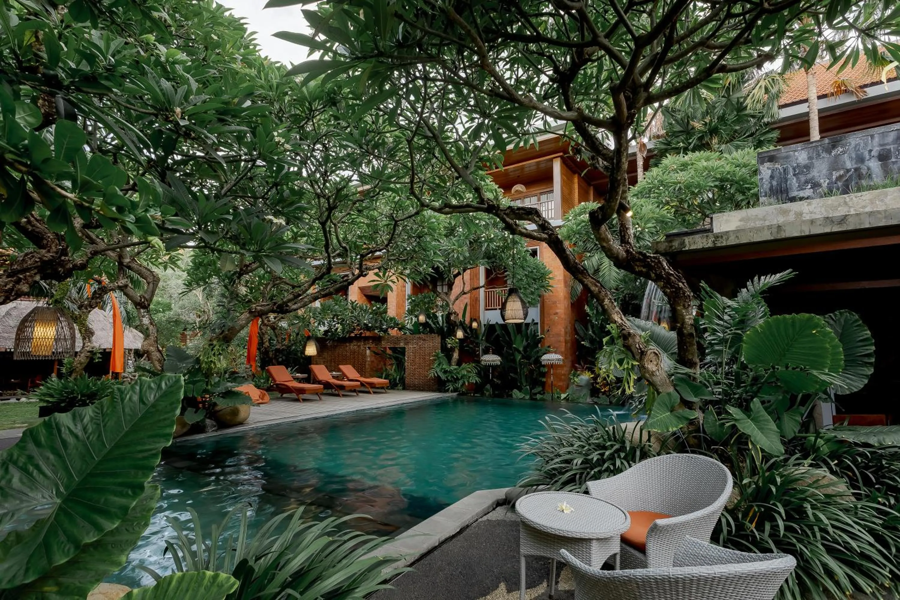 Natural landscape in Fourteen Roses Boutique Hotel, Kuta