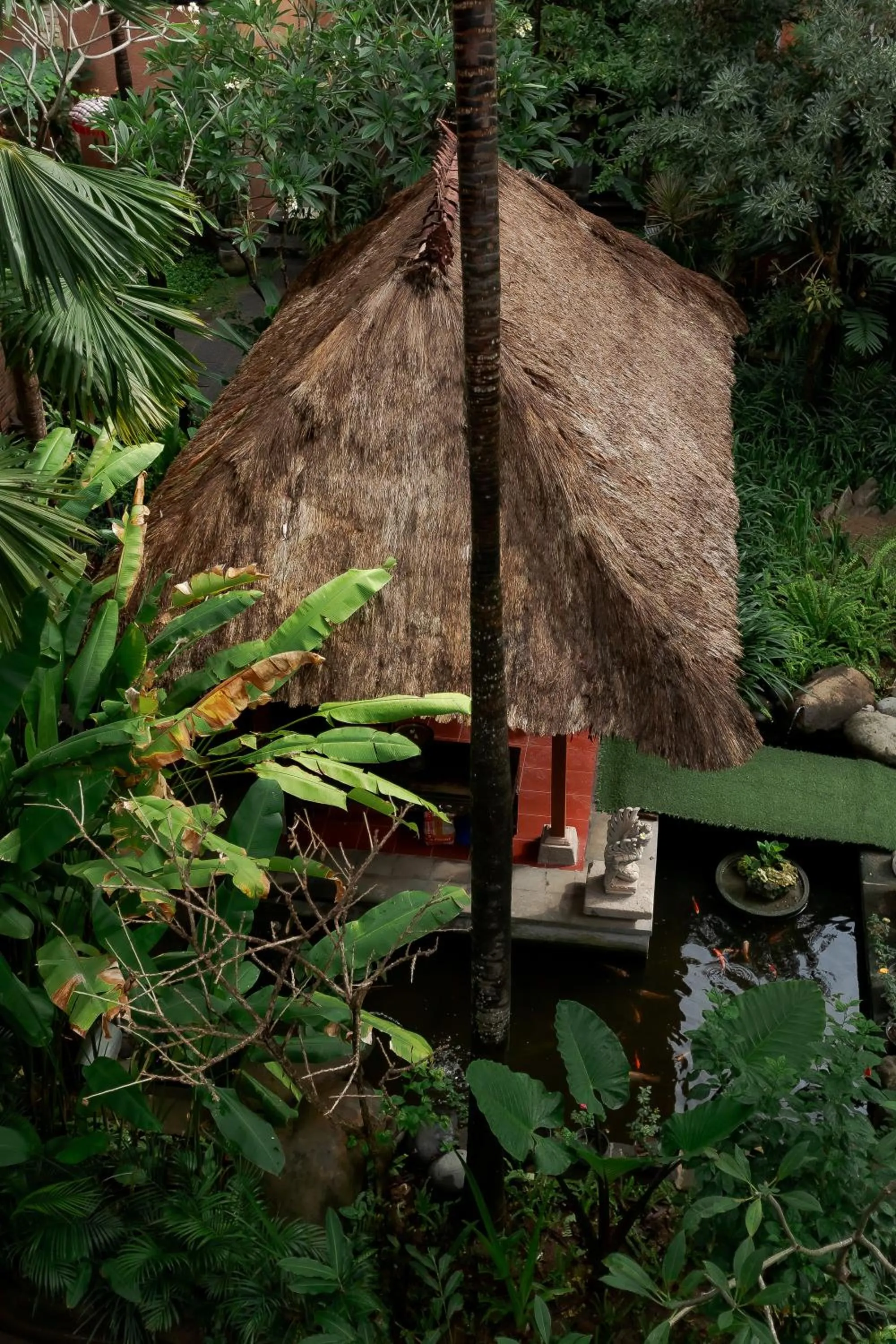 Garden view in Fourteen Roses Boutique Hotel, Kuta