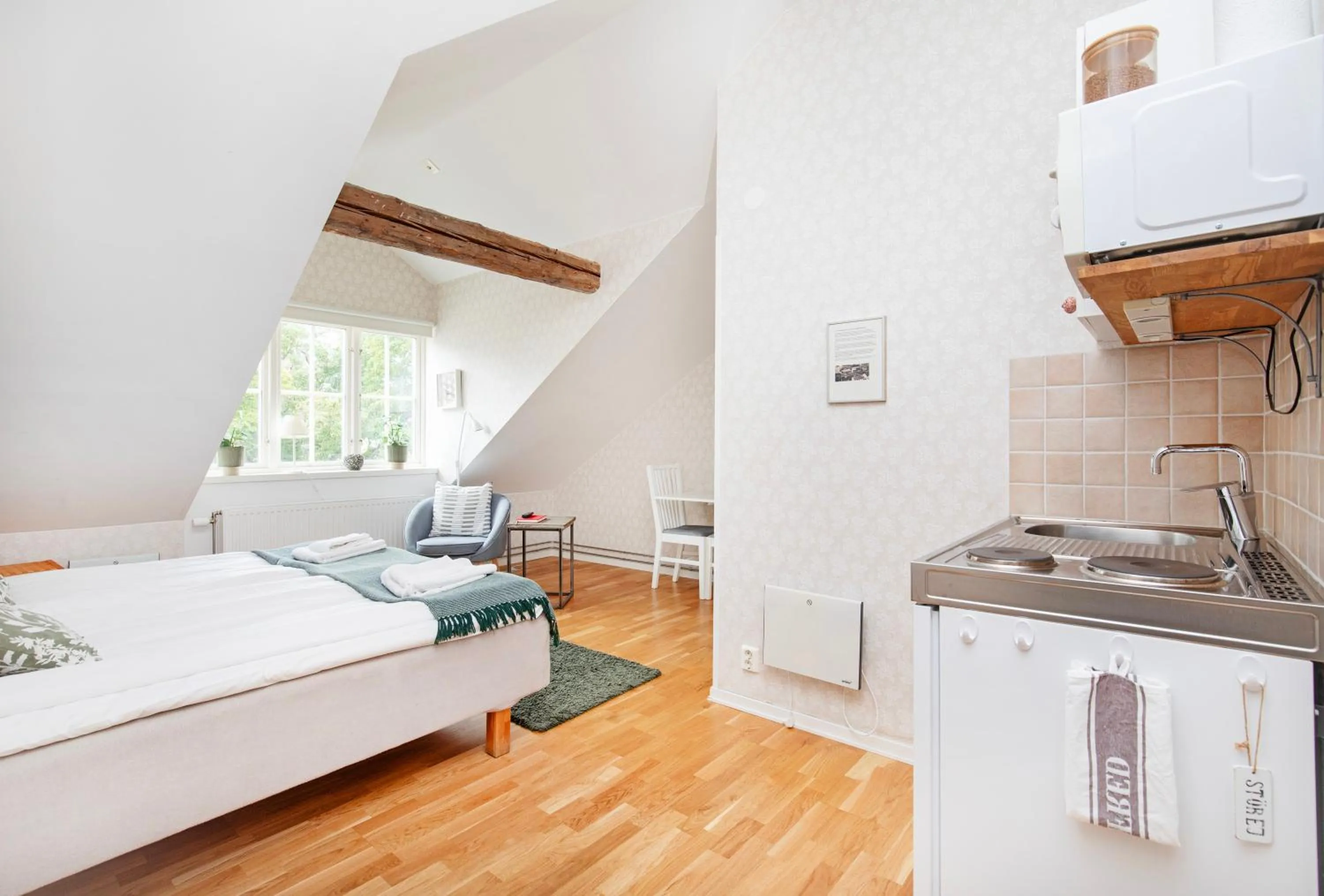 Bed in Röda Magasinet