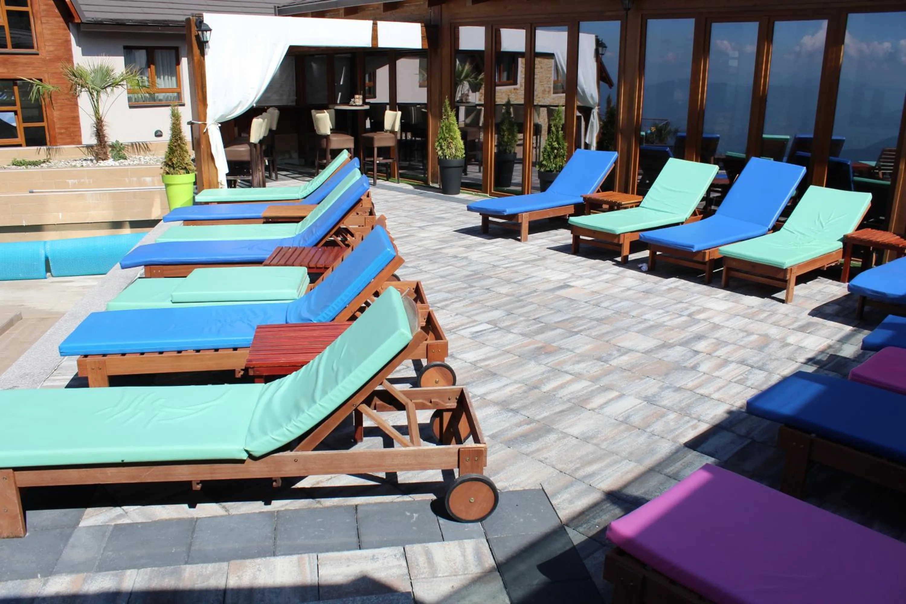 Patio in As Lux Apartmani Kopaonik