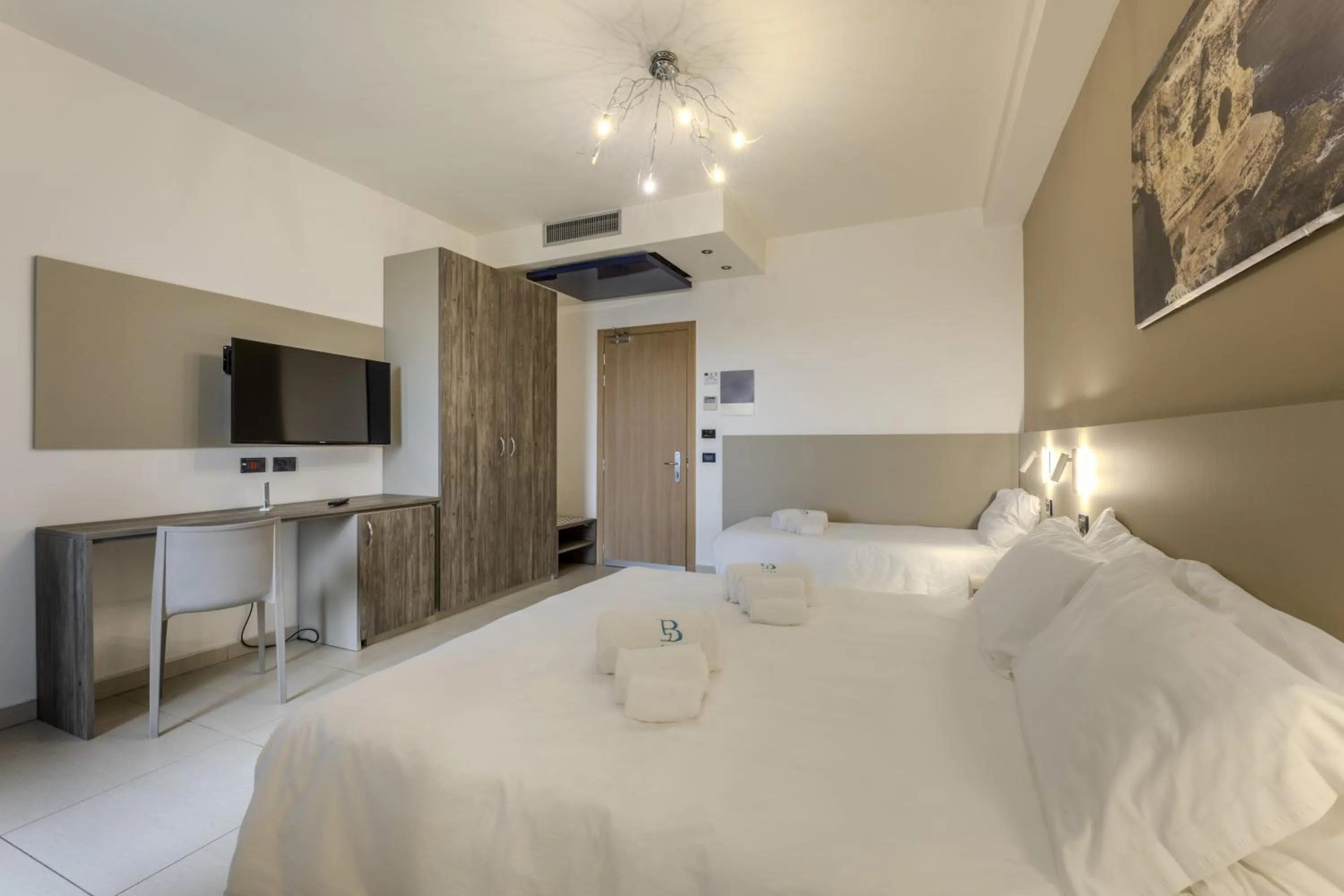 Bed in Hotel Belvedere