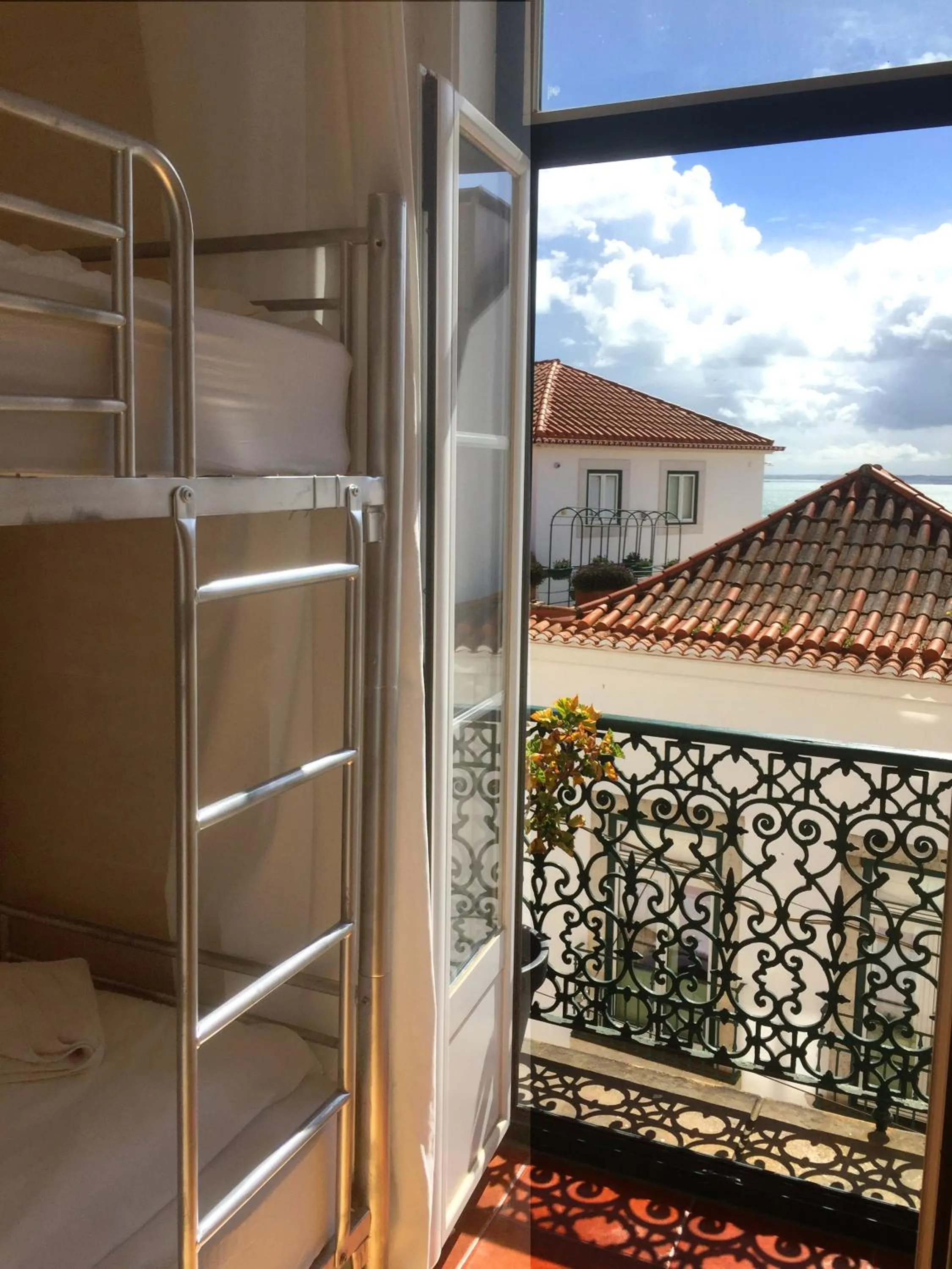 View (from property/room), Bed in Alfama Patio Apartments