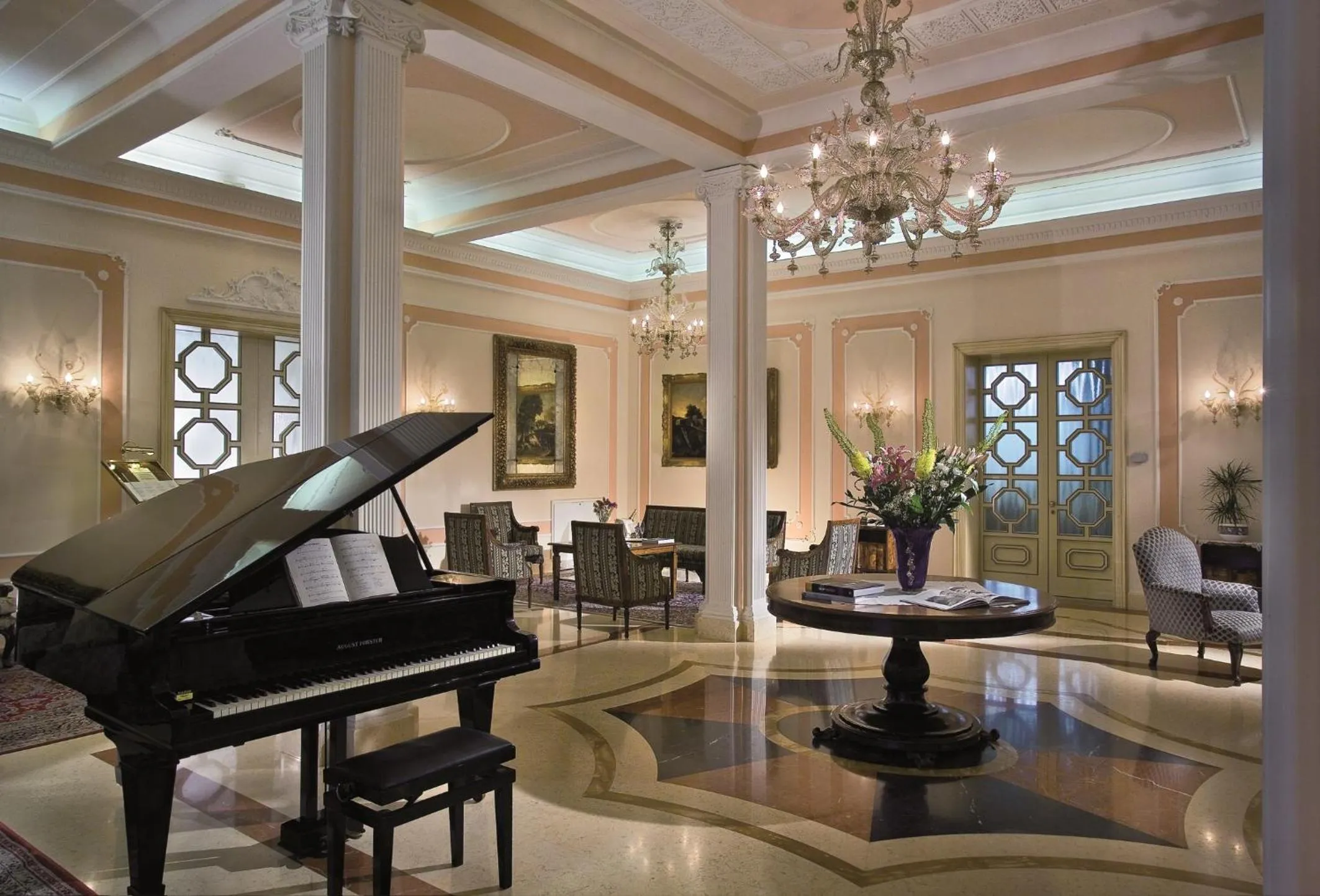 Lobby or reception in Palace Hotel Meggiorato