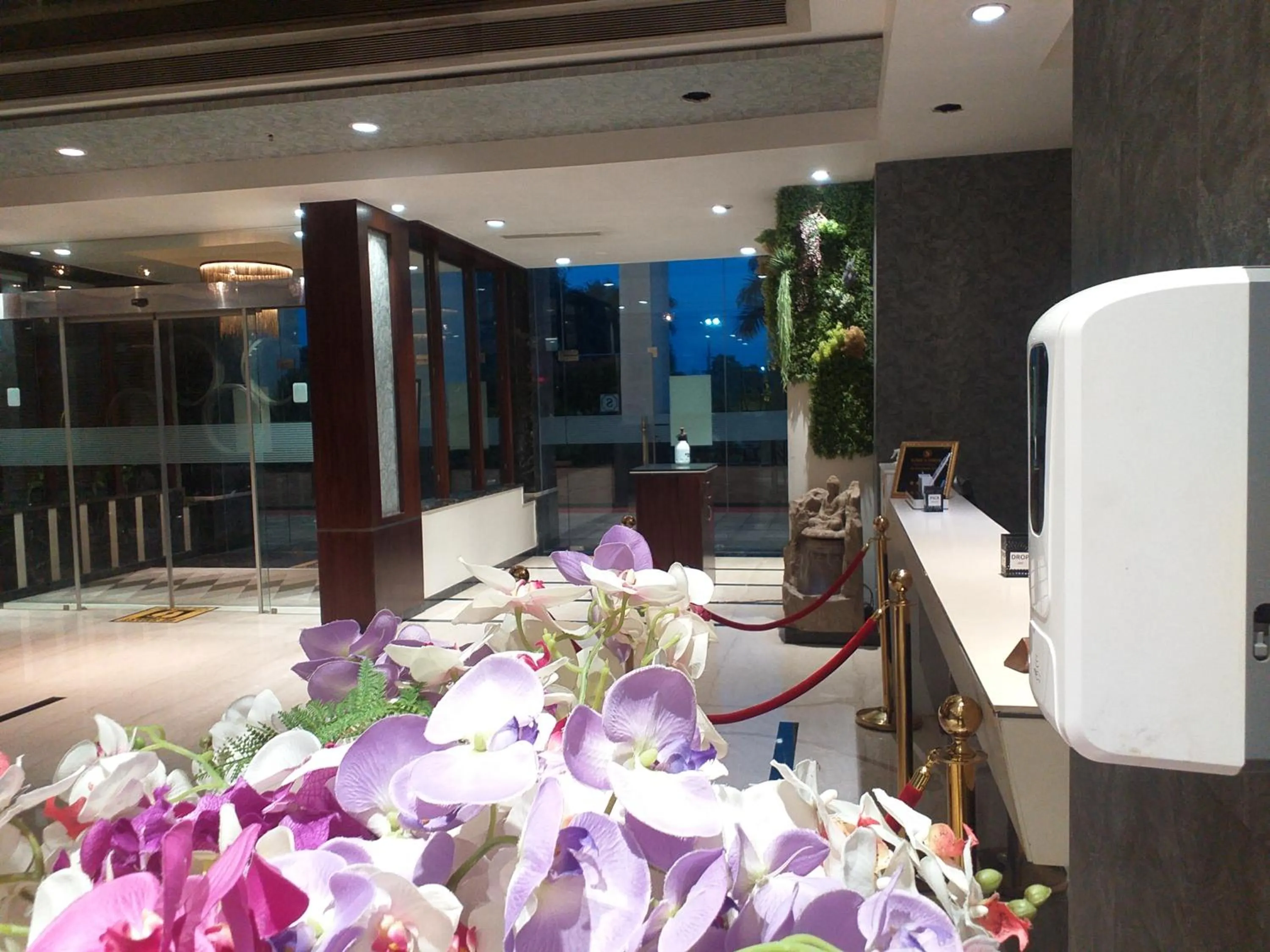 Decorative detail in Hotel Sandy's Tower