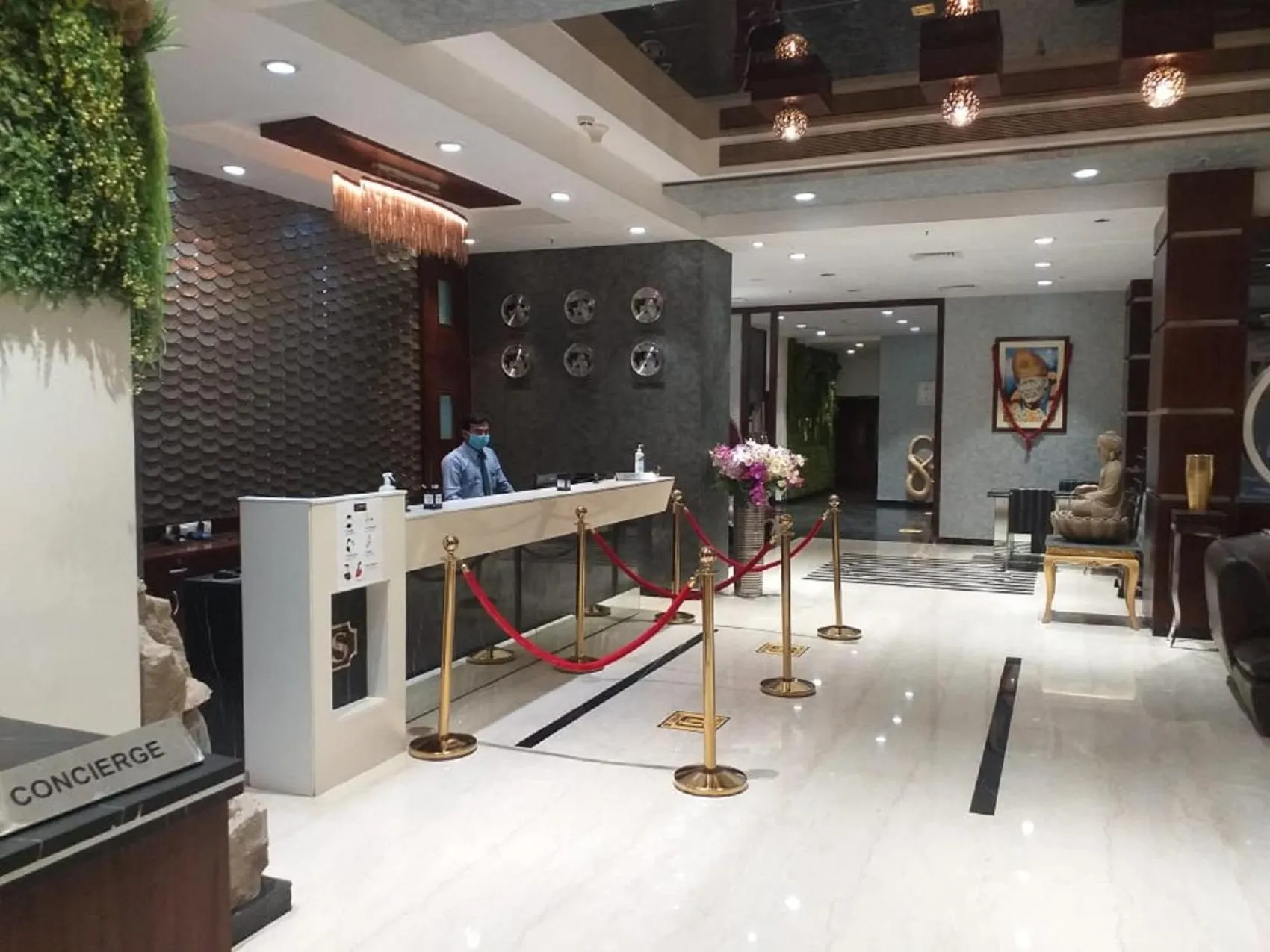 Lobby or reception in Hotel Sandy's Tower