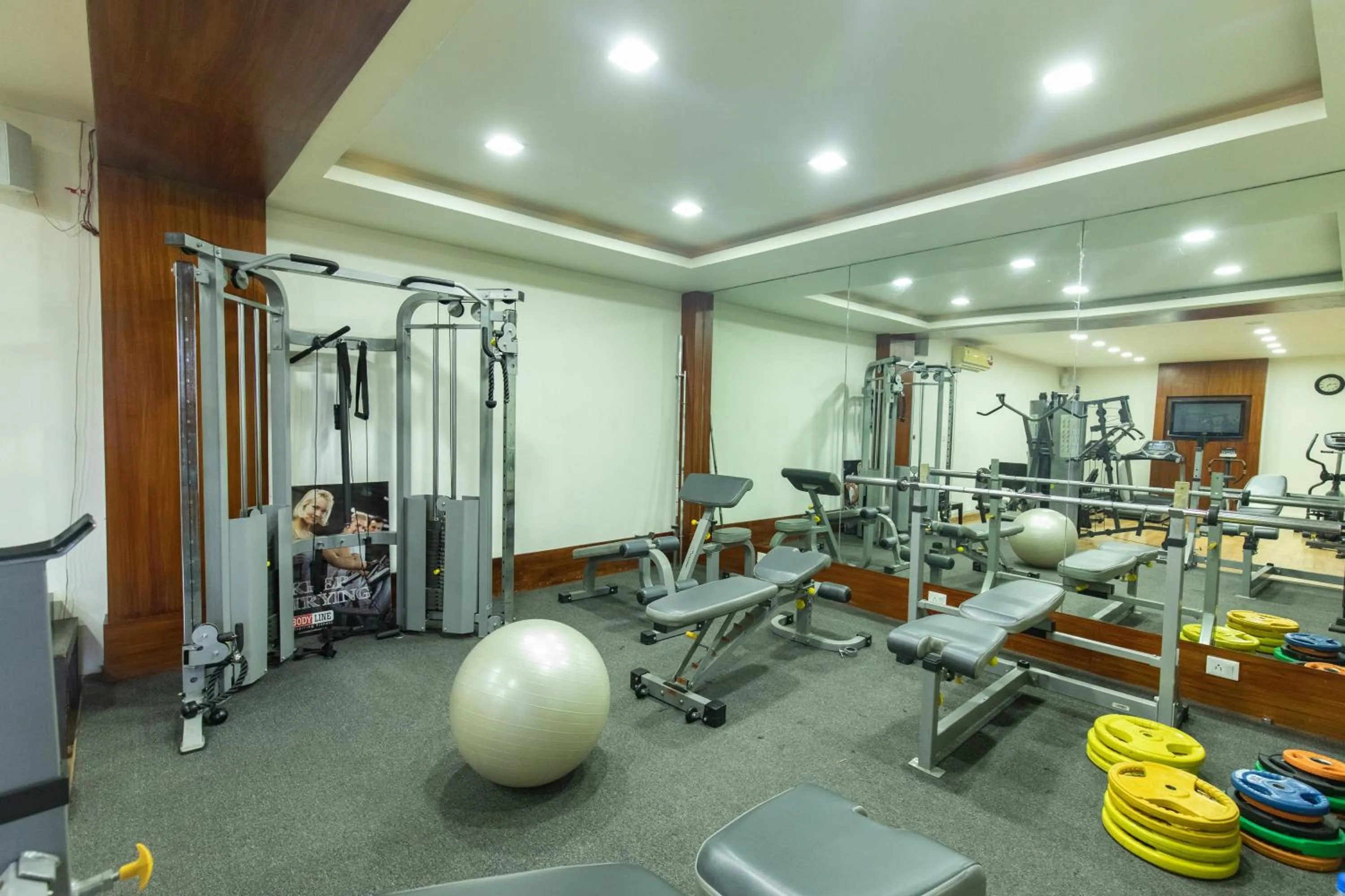 Fitness centre/facilities in Hotel Sandy's Tower