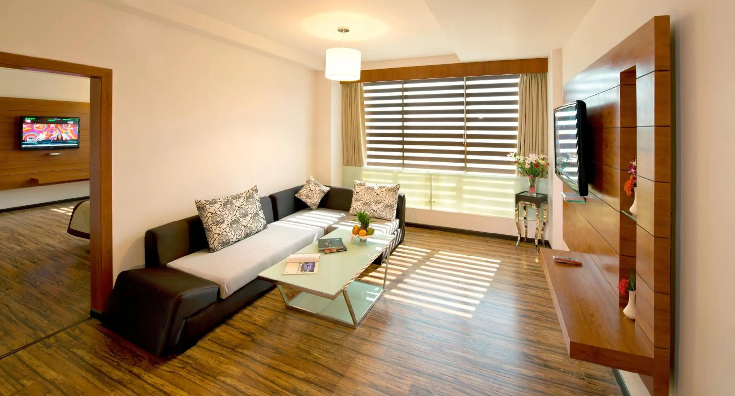 Living room in Hotel Sandy's Tower