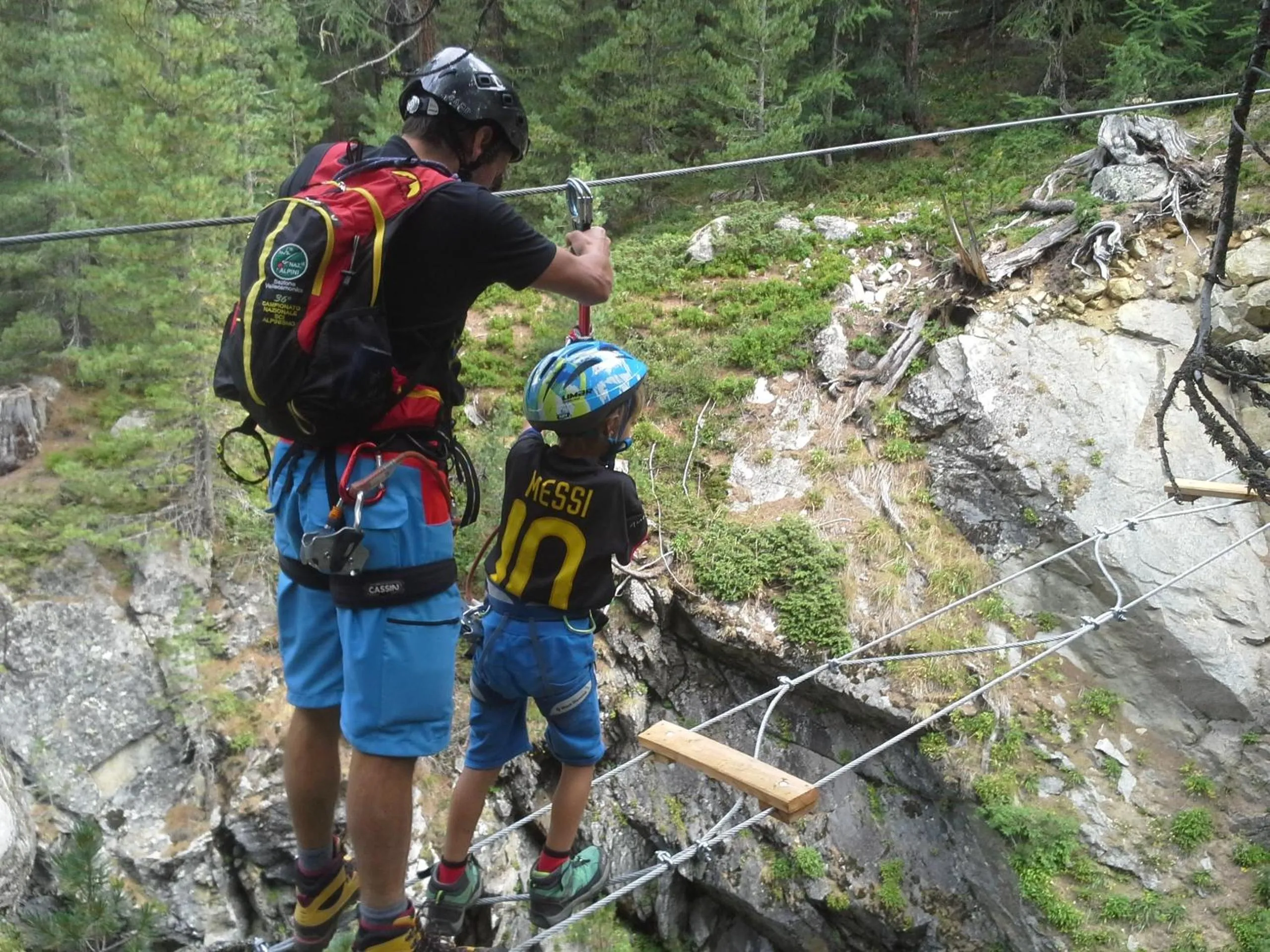 Hiking in Chalet Nada