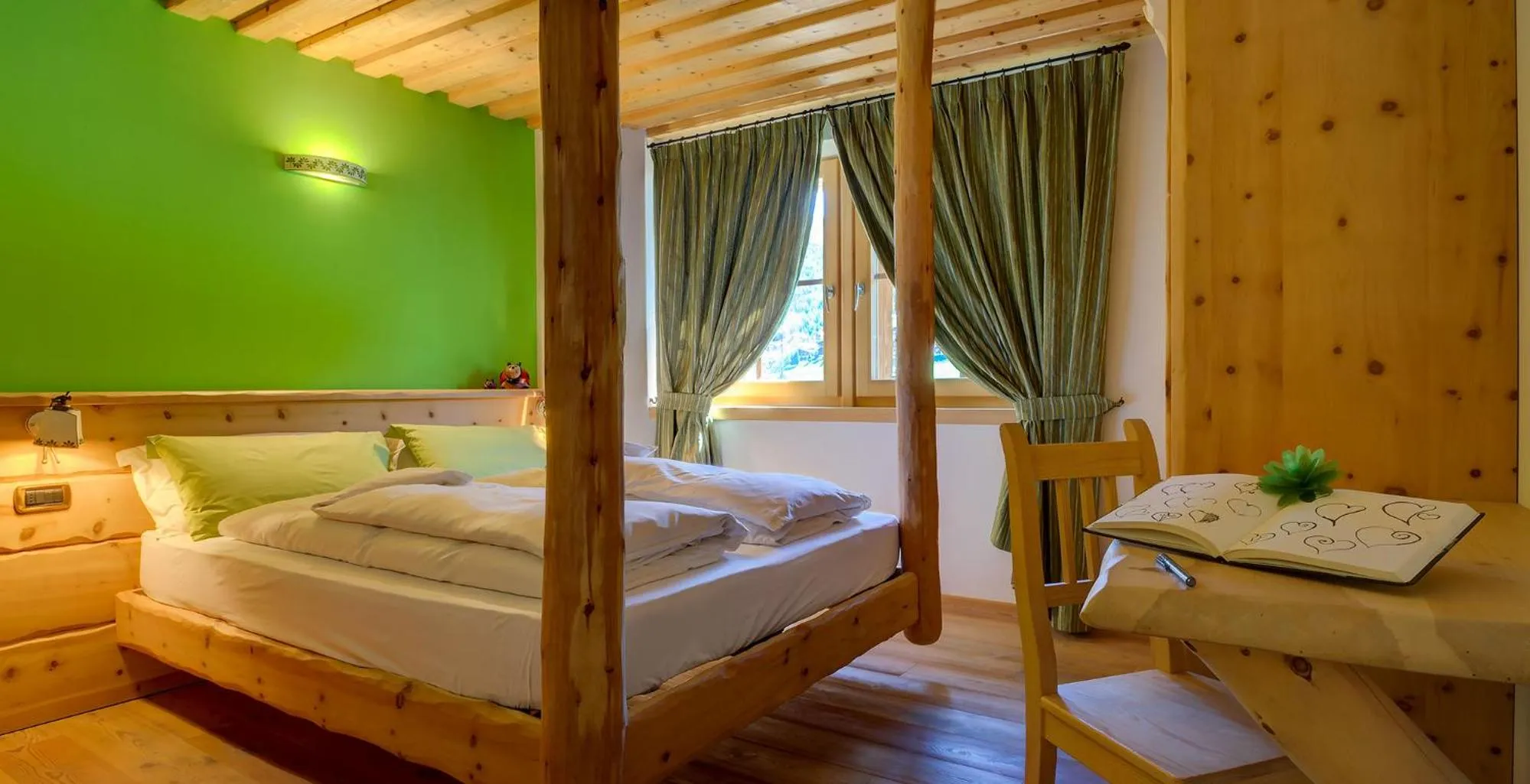 Bed in Chalet Nada