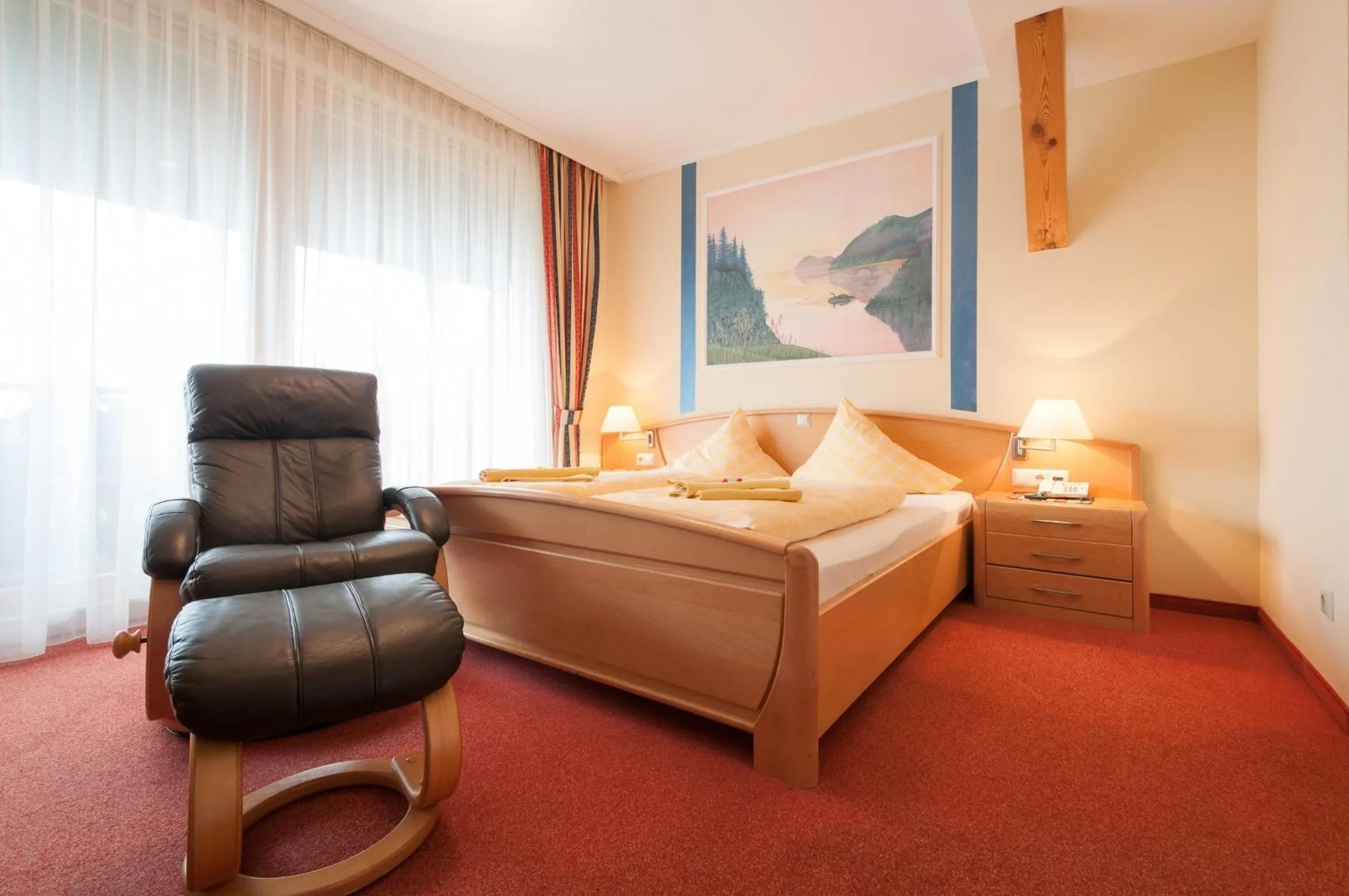 Photo of the whole room, Bed in Hotel Landhof Simeter GMBH