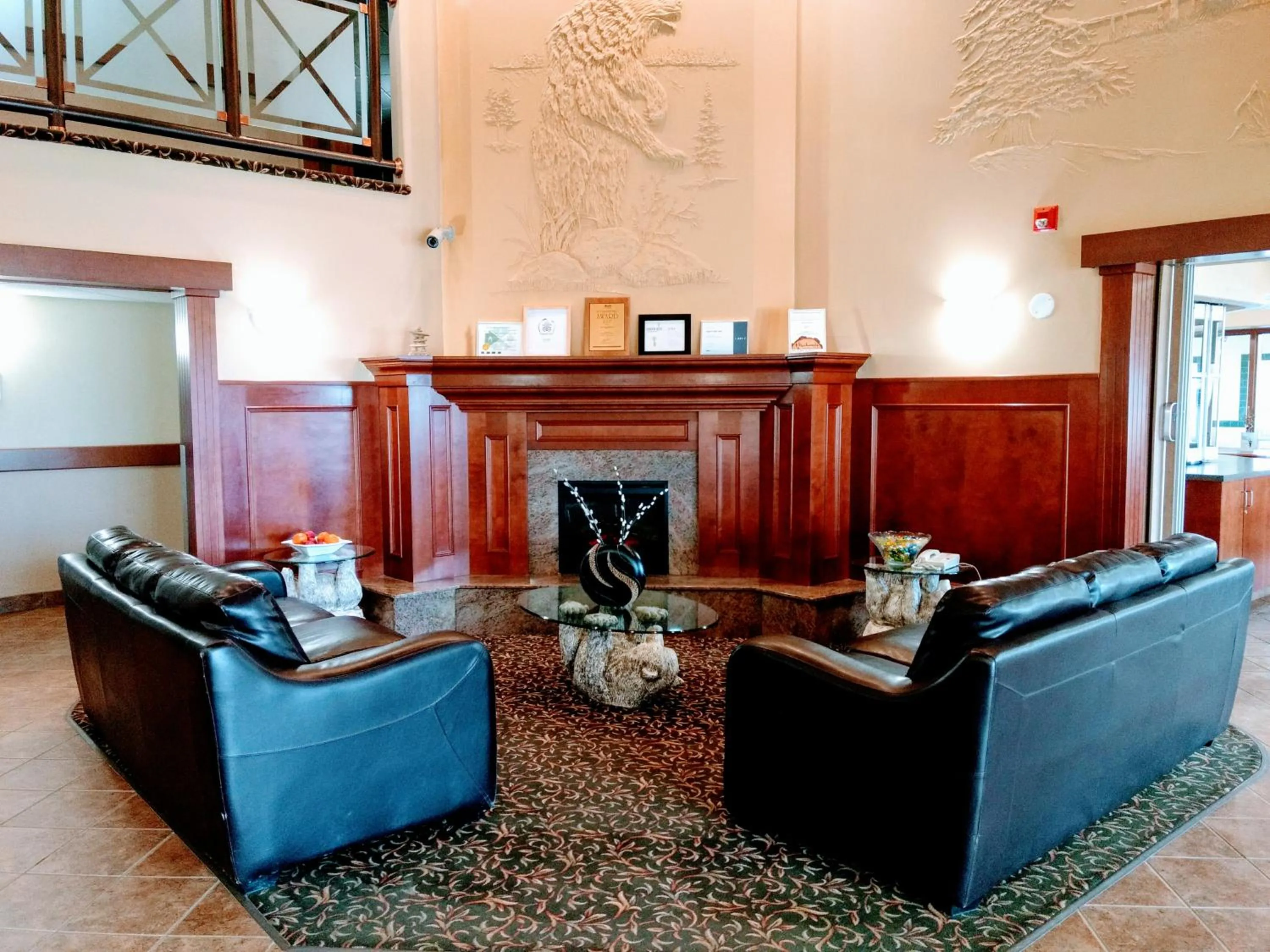 Seating area in Super 8 by Wyndham High Level AB