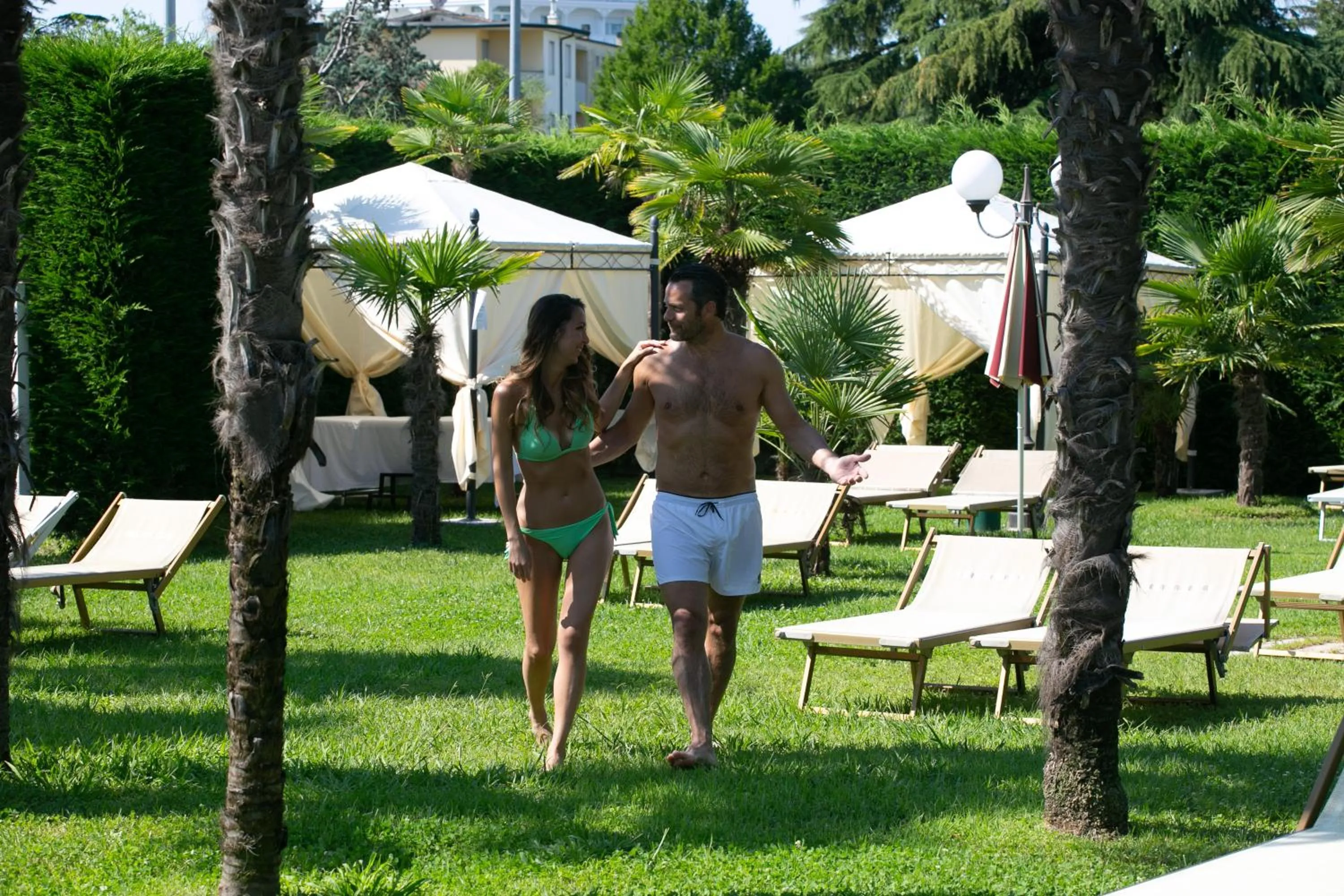 Garden in Hotel Terme All'Alba