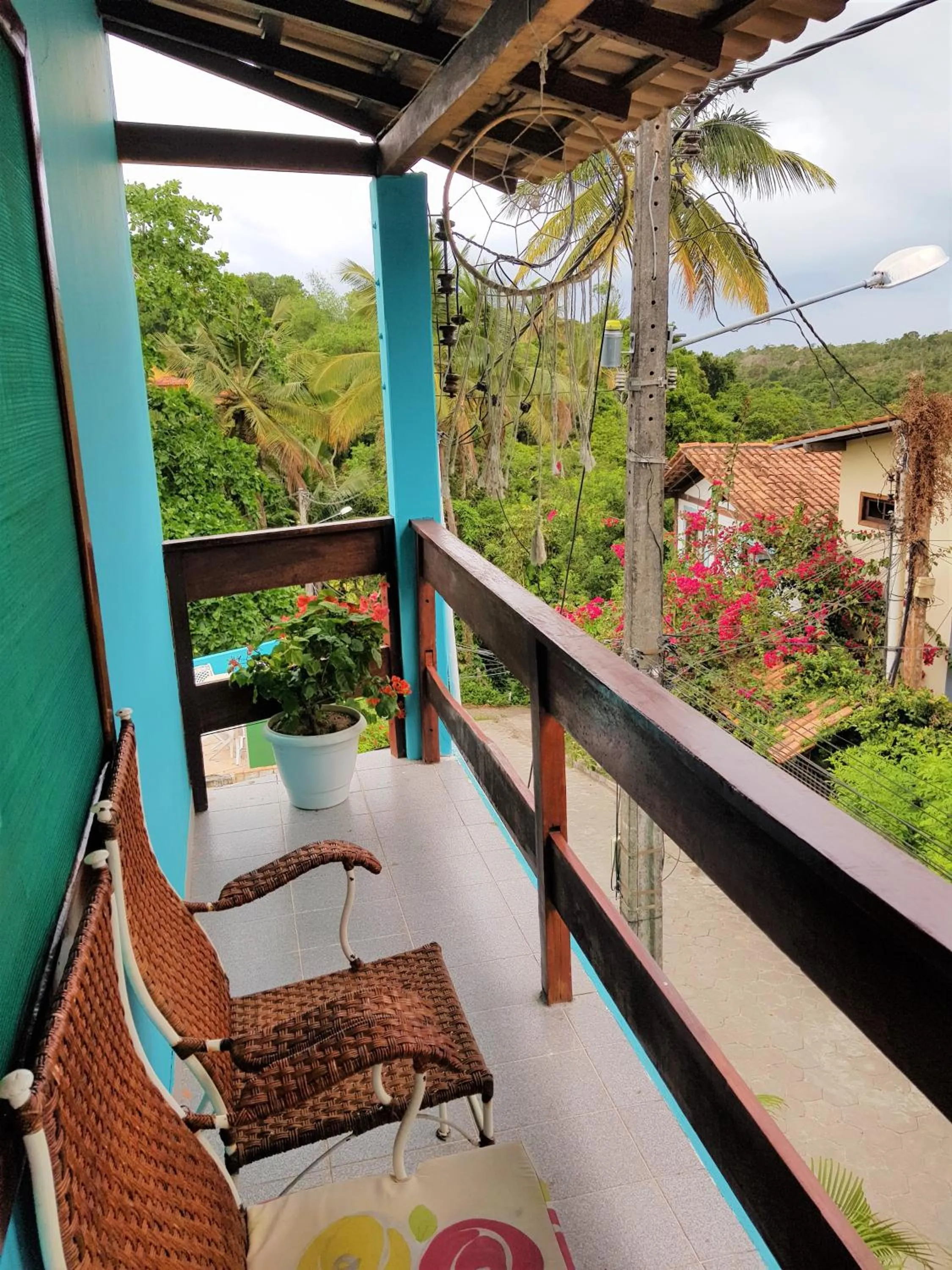 Balcony/Terrace in Pousada Mikaela Arraial