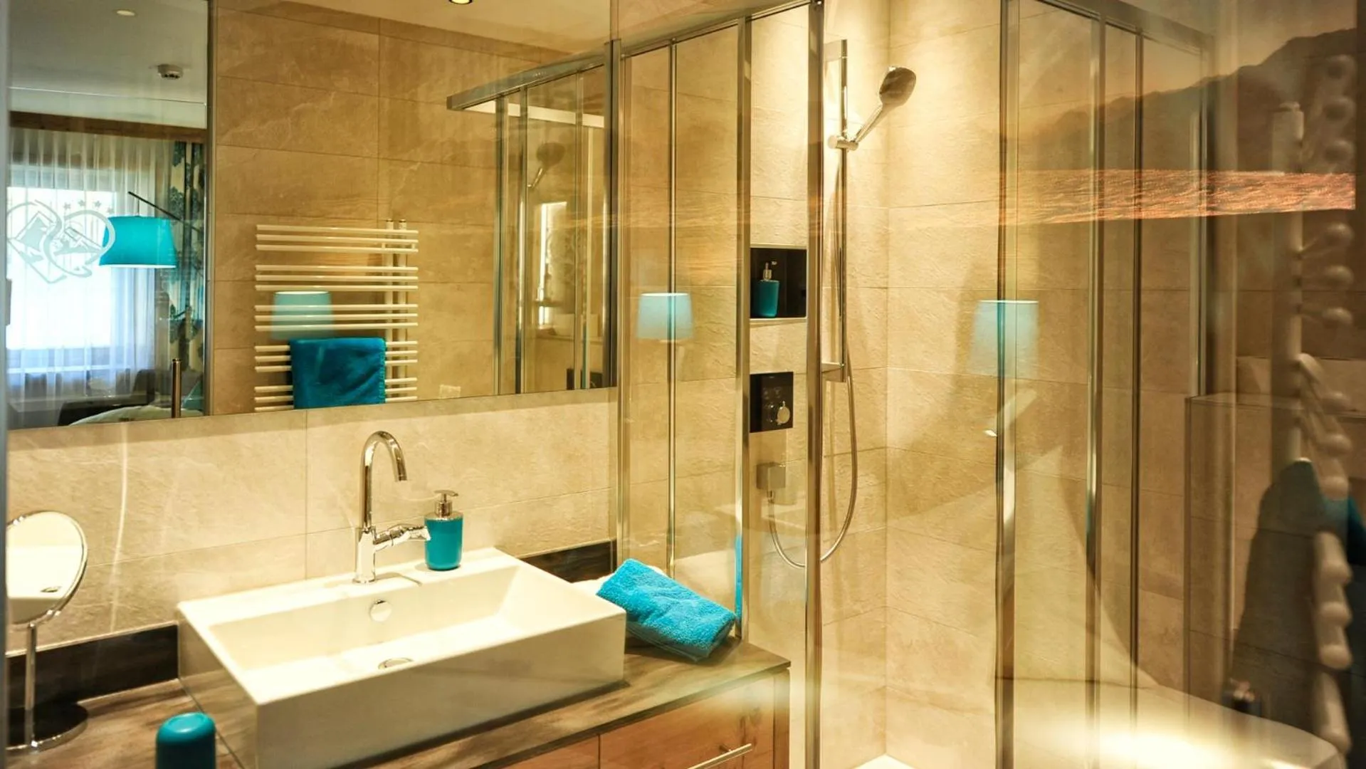 Bathroom in Hotel Garni Stefanie