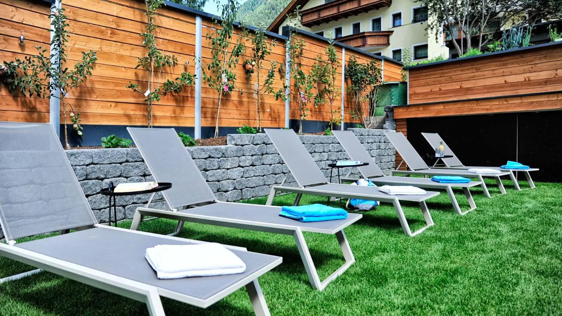 Garden in Hotel Garni Stefanie