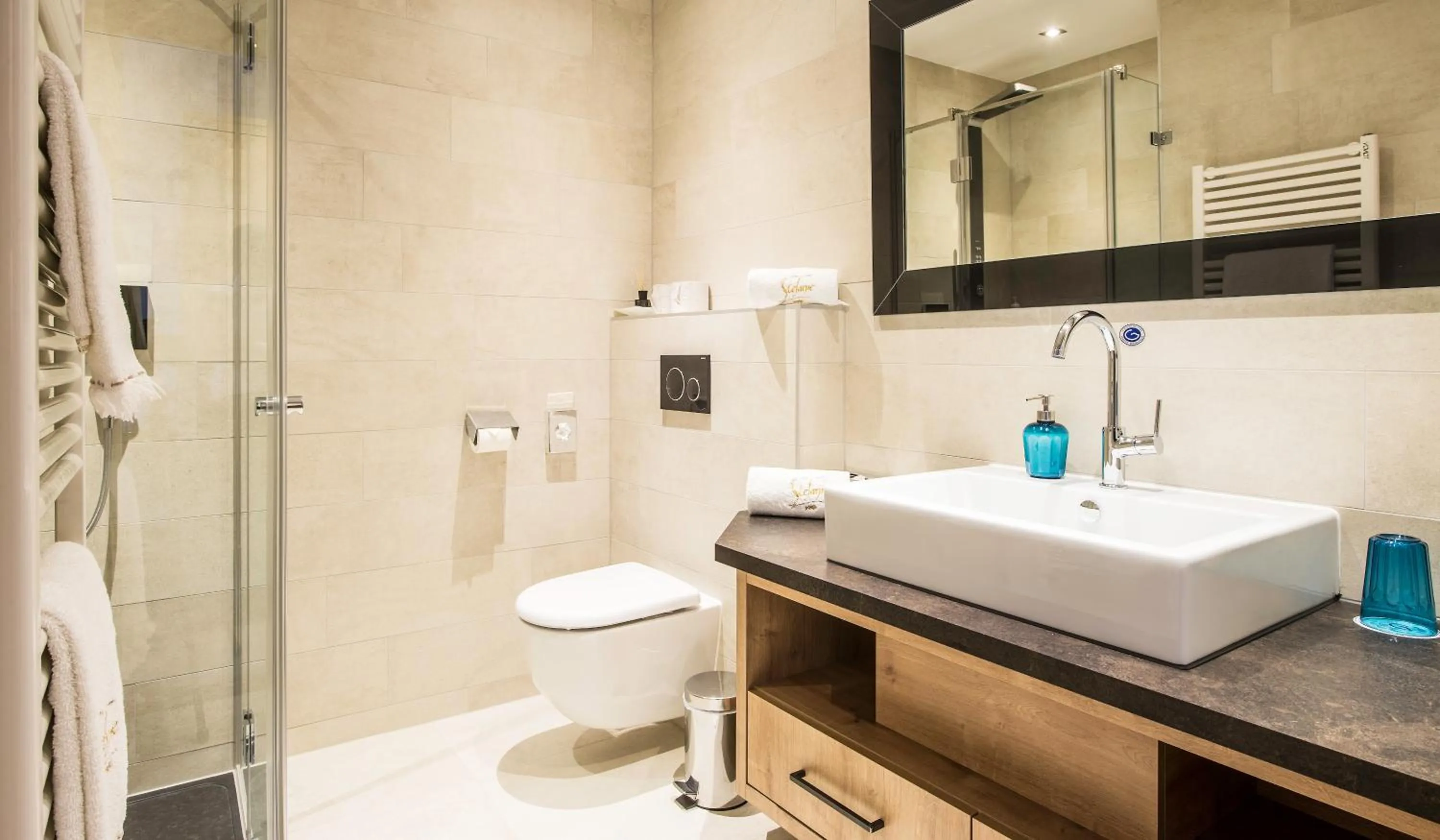 Bathroom in Hotel Garni Stefanie