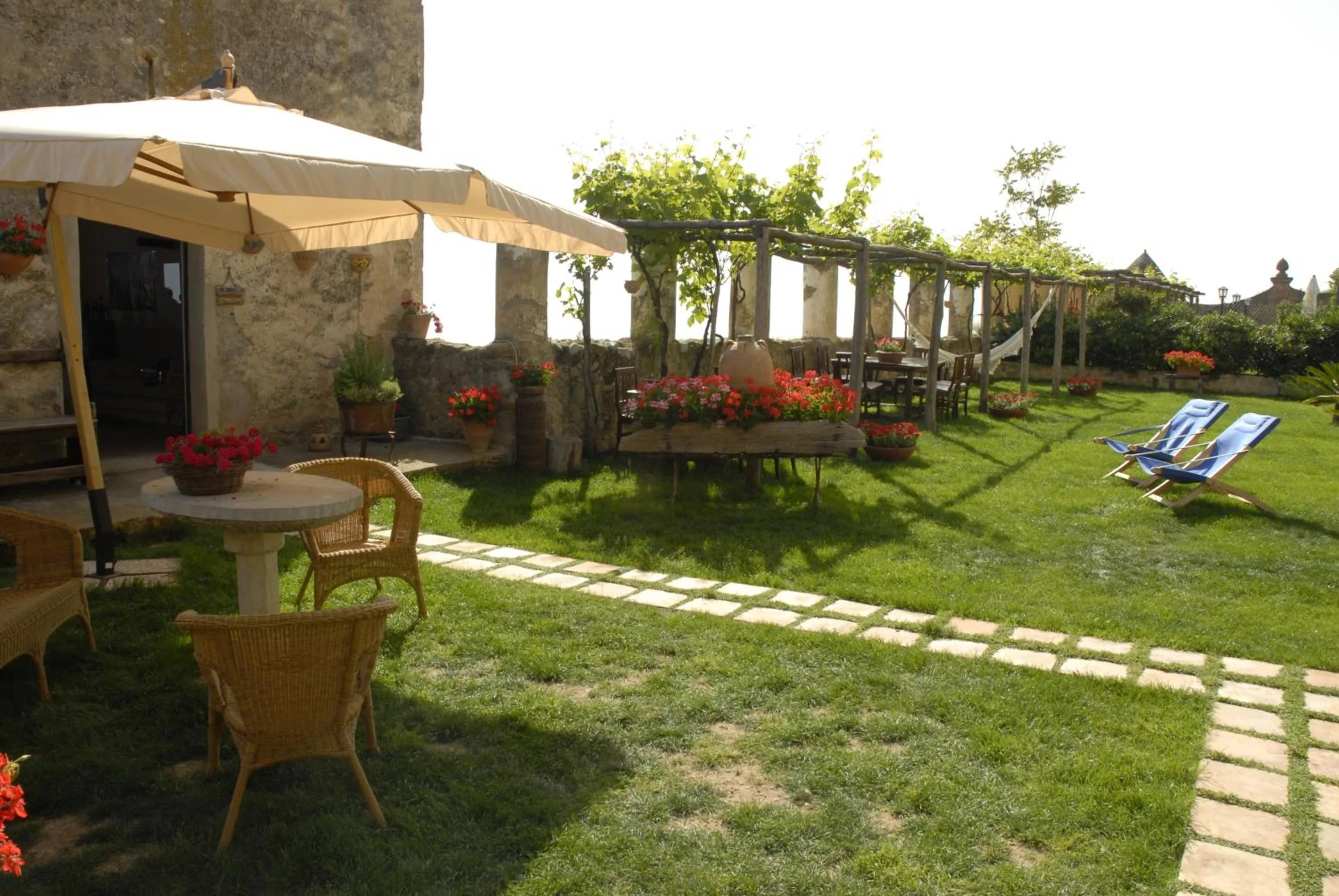 Garden in Il Castello di San Sergio