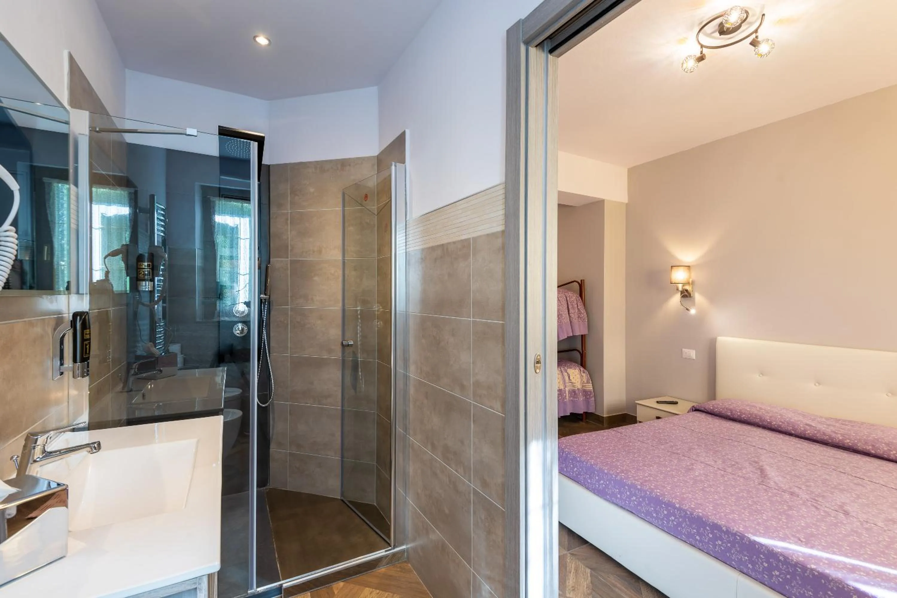 Bathroom, Bed in Locanda San Giorgio