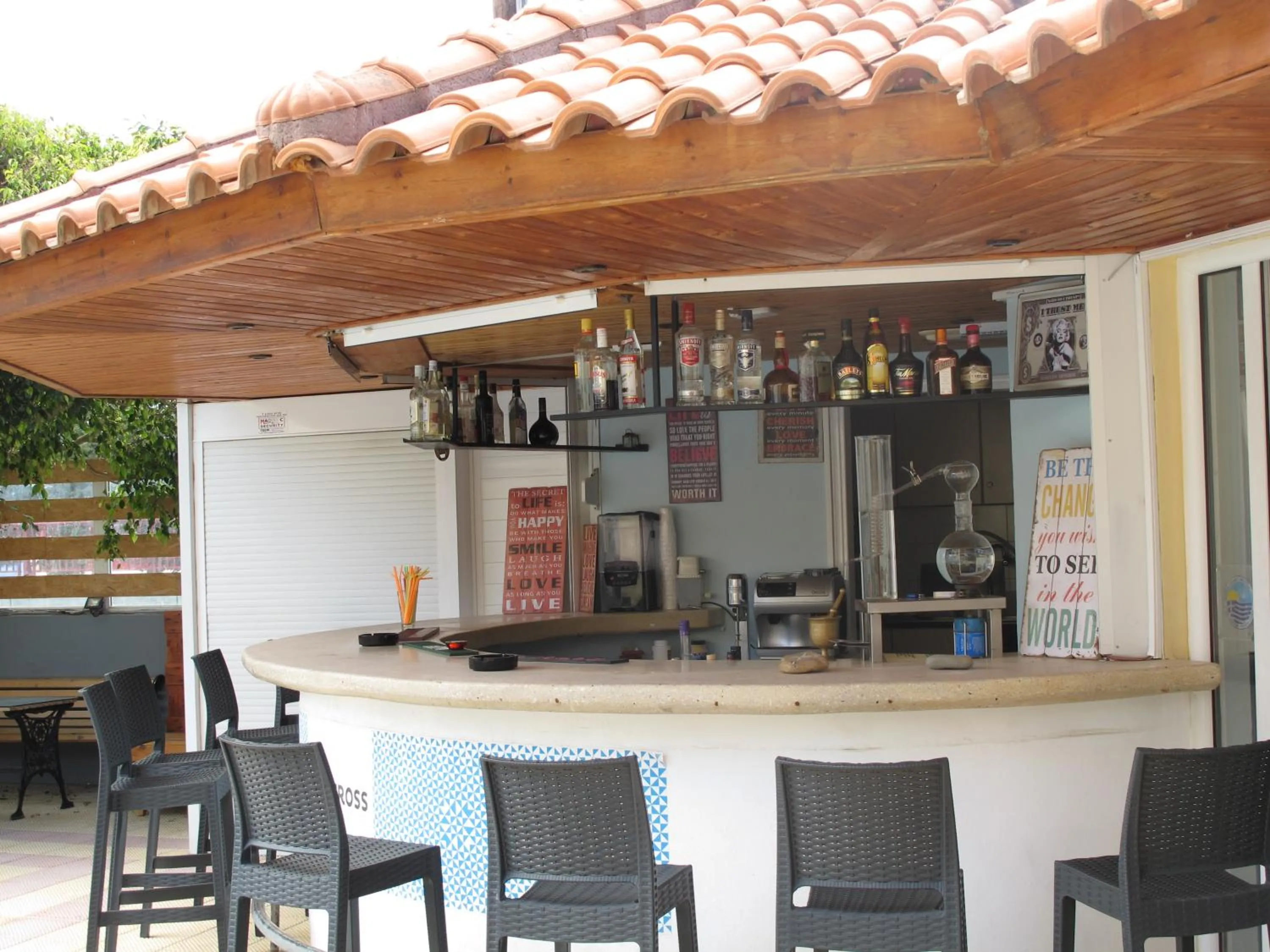 Drinks in Albatross Apartments