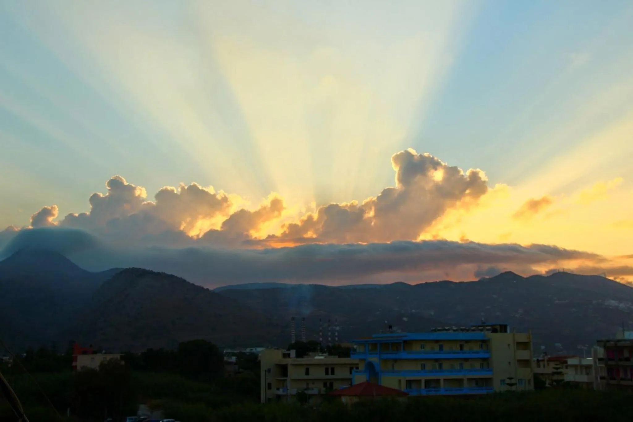 Sunset in Albatross Apartments