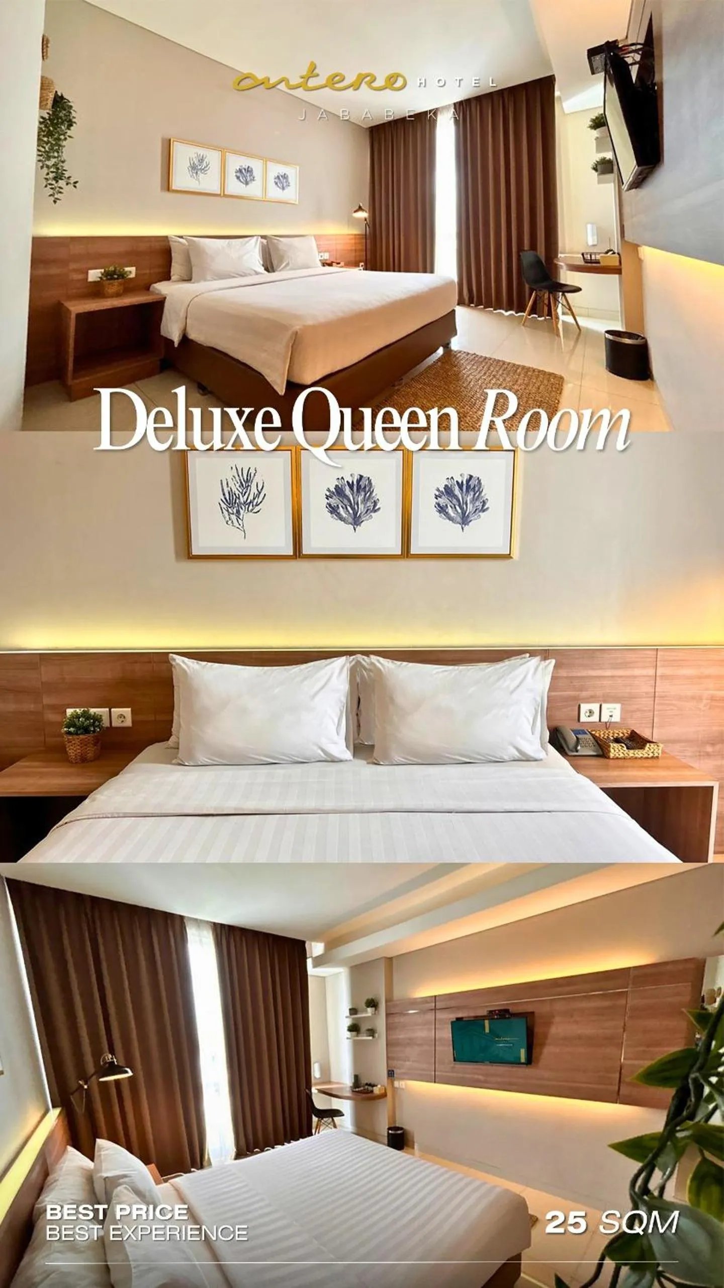 Bed in Antero Hotel Jababeka Cikarang