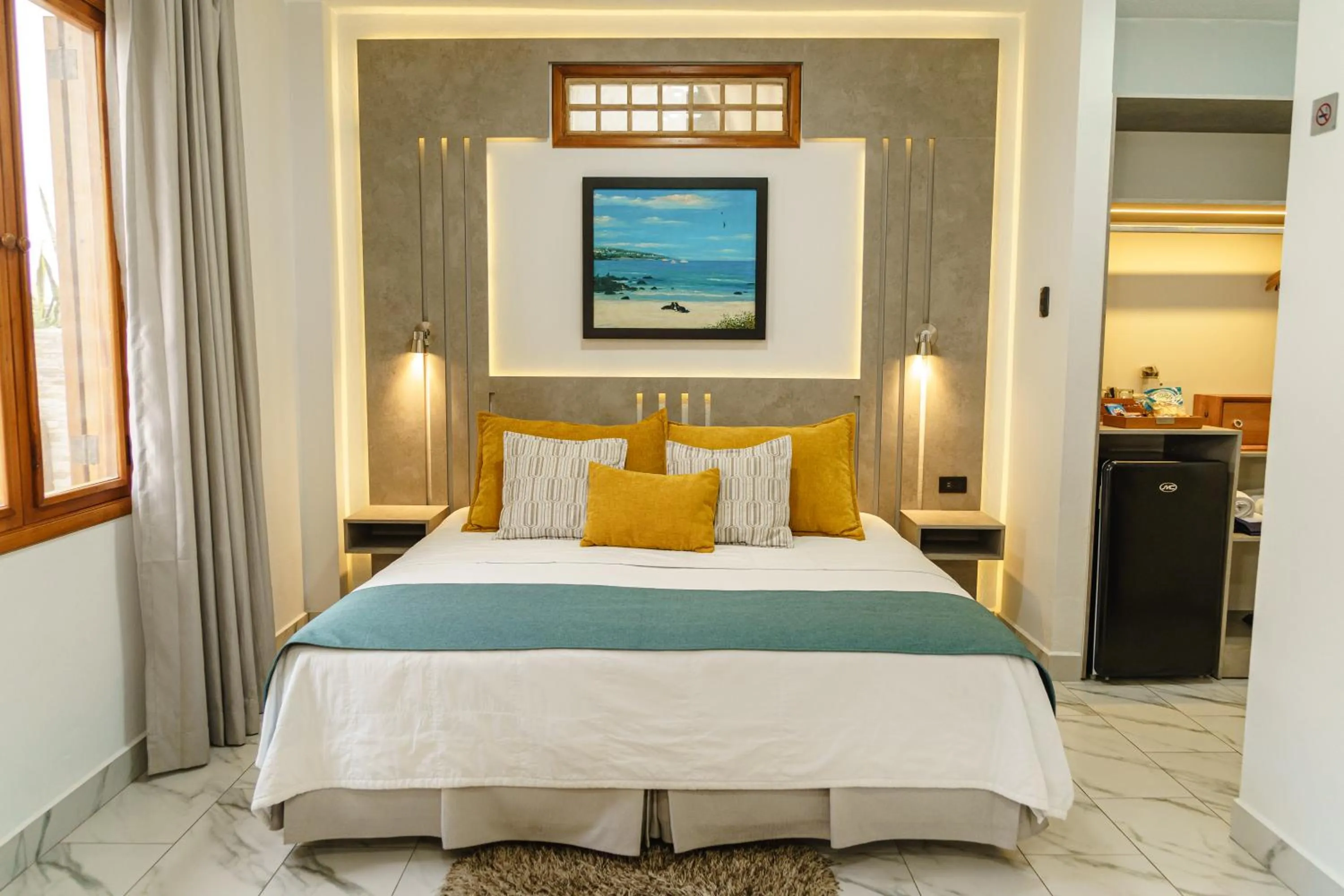 Bed in Hotel Santa Fe