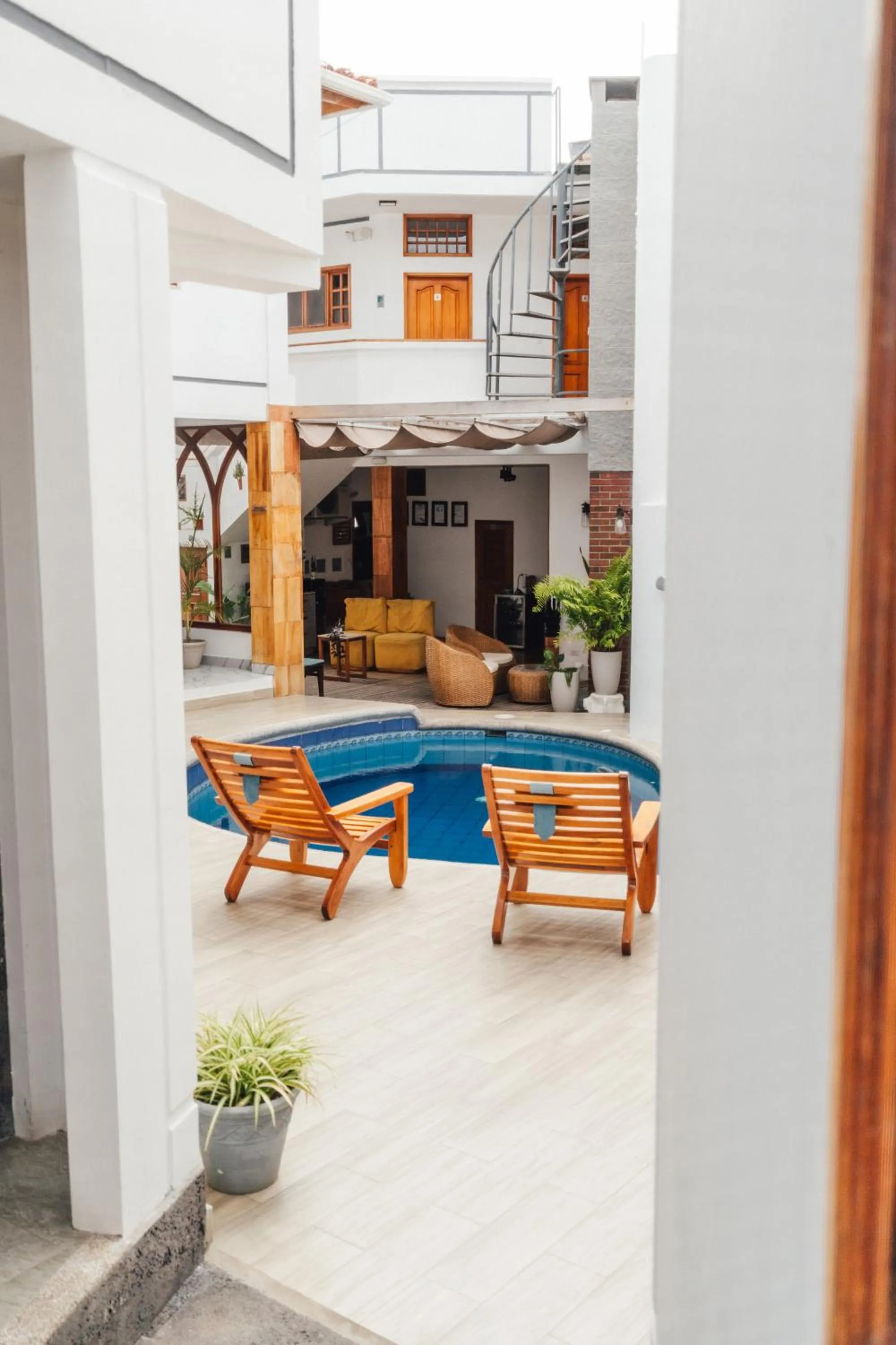 Swimming pool in Hotel Santa Fe