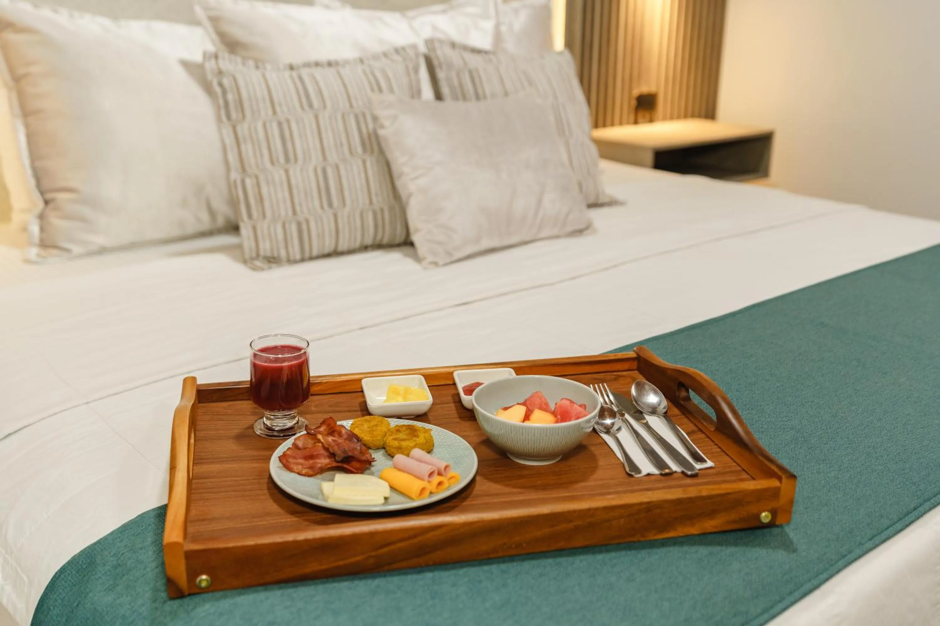 Bed in Hotel Santa Fe